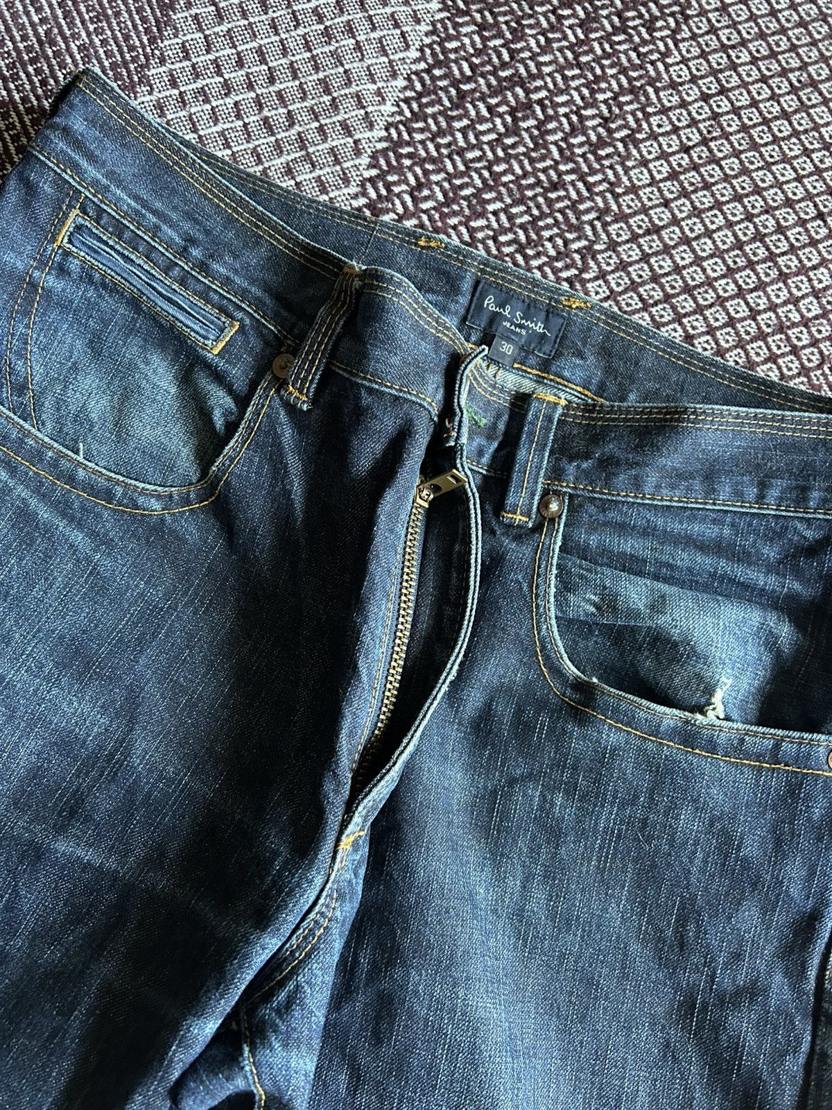 Japanese Brand × Paul Smith Paul Smith Baggy Distressed Jeans Japanese Style Size 30 Size US 30 / EU 46 - 12 Thumbnail