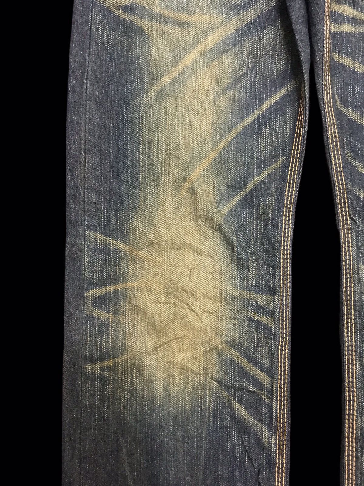 💥ARCHIVAL💥EDWIN RUSTY WASH INSANE FADES STYLE DENIM F380