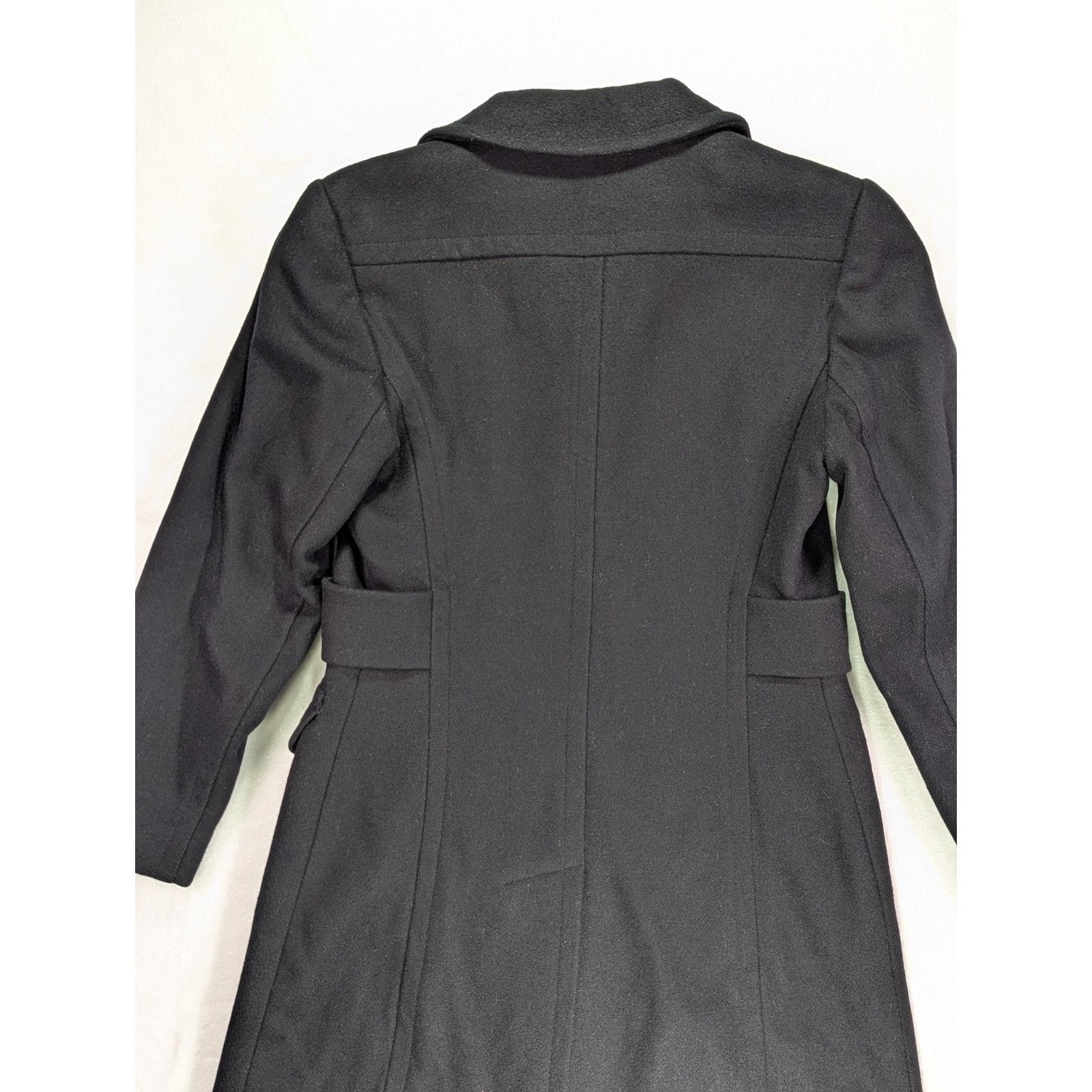 Other × Victoria's Secret VTG 90s Size 4P Black 100% Wool Mid-Length Pea Coat Size S / US 4 / IT 40 - 11 Thumbnail