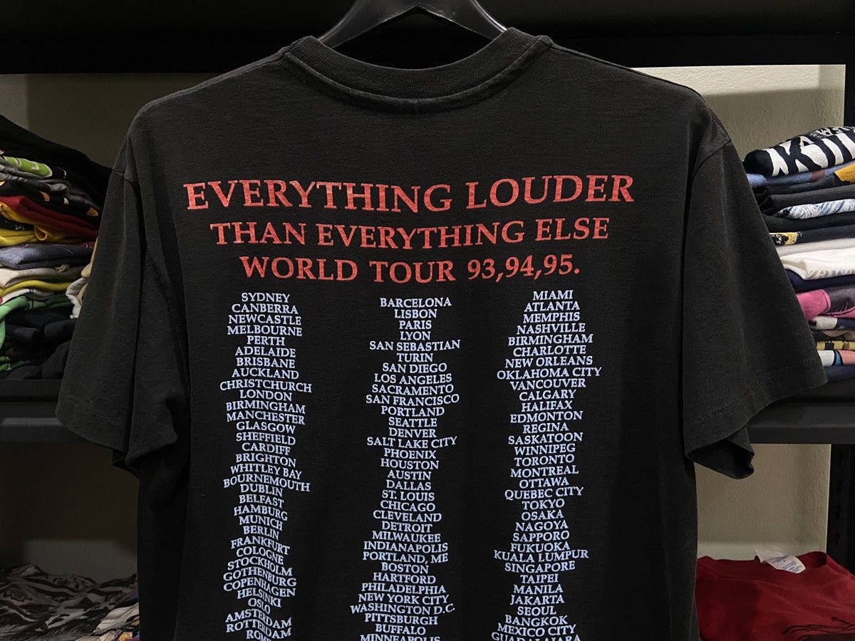 Band Tees × Vintage Vintage 90s Meat Loaf Hard rock Metal World Tour TShirt Size US L / EU 52-54 / 3 - 9 Thumbnail