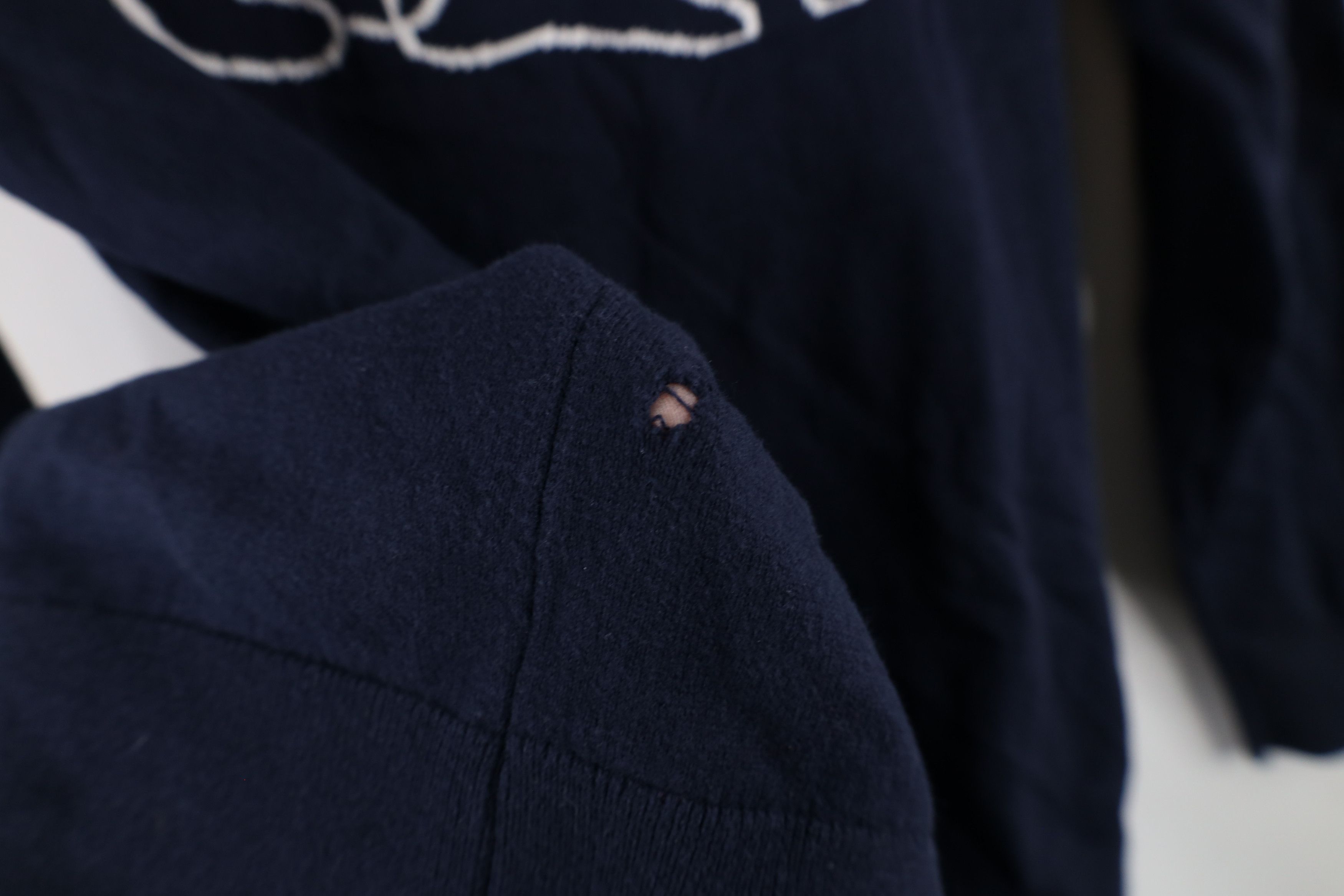 Banana Republic × Vintage Banana Republic Faded Cat Kitten Knit Crewneck Sweater Blue Size M / US 6-8 / IT 42-44 - 5 Thumbnail