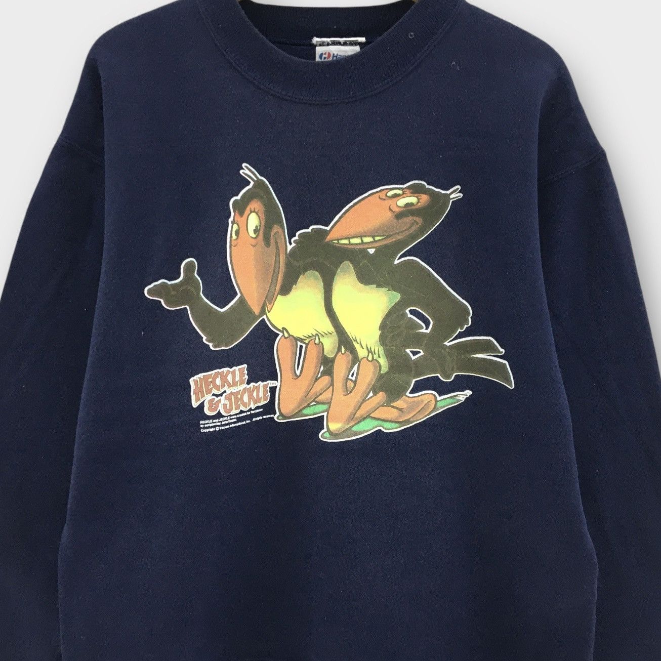 Hanes Vintage 90s Heckle And Jeckie Crewneck Character Terrytoons Size US M / EU 48-50 / 2 - 5 Thumbnail