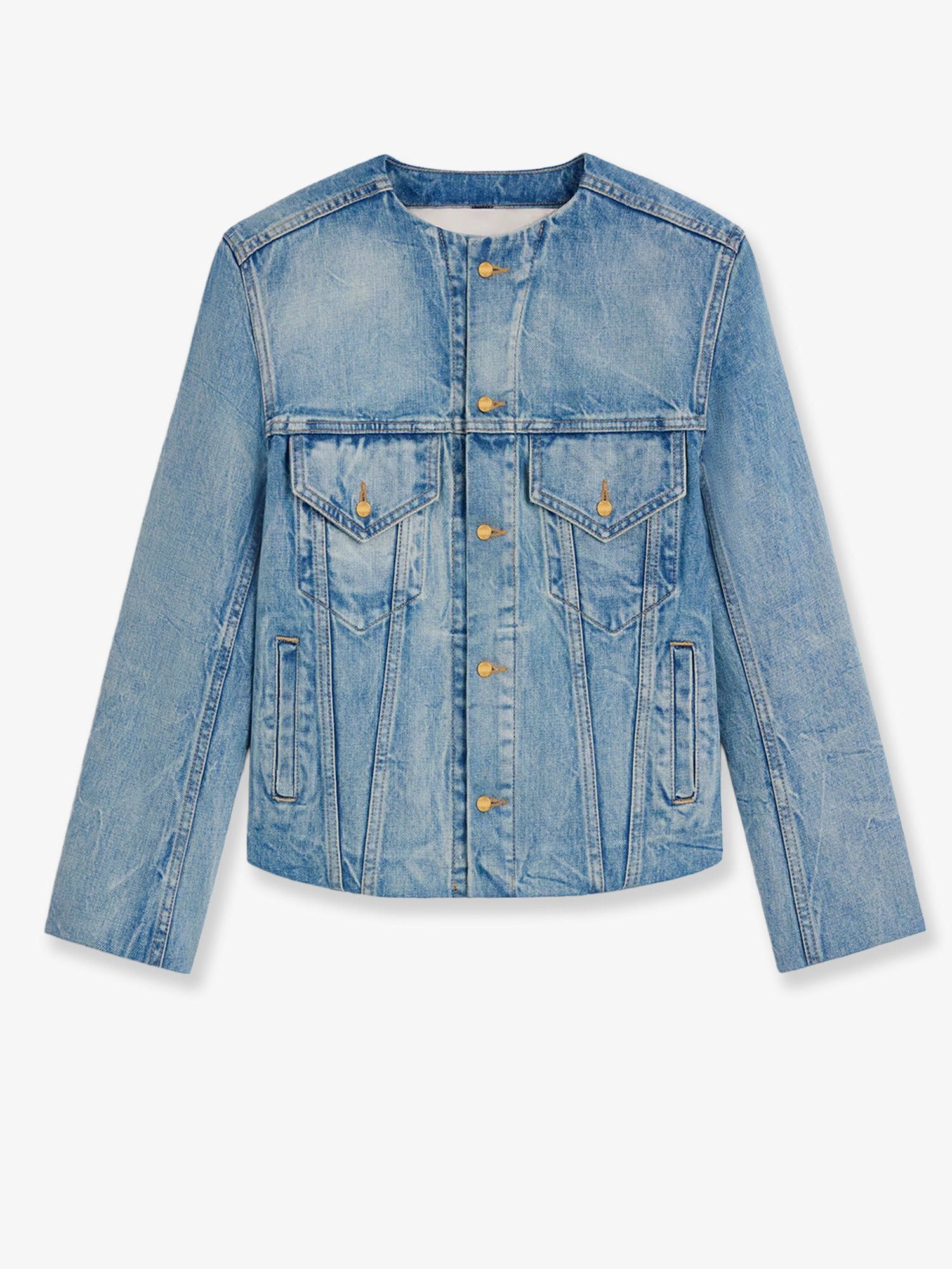Celine Celine Denim Jacket Tag Size S Women - USA Tariffs Included Size S / US 4 / IT 40 - 1 Thumbnail