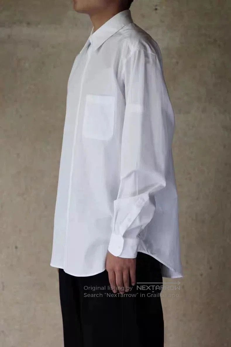 Yohji Yamamoto Yohji Yamamoto White Shirt Size 2. Size US M / EU 48-50 / 2 - 2 Thumbnail