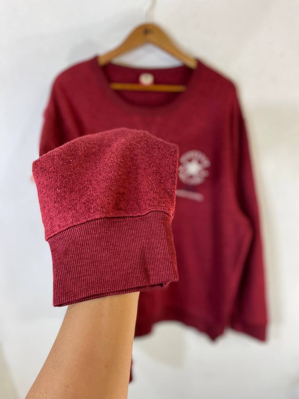Converse converse all star sweatshirt embroided logo Size US XXL / EU 58 / 5 - 4 Thumbnail