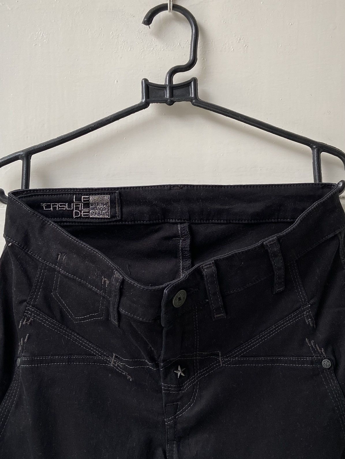 Marithe + Francois Girbaud MARITHE FRANCOIS GIRBAUD Black Pants Size US 27 - 3 Thumbnail