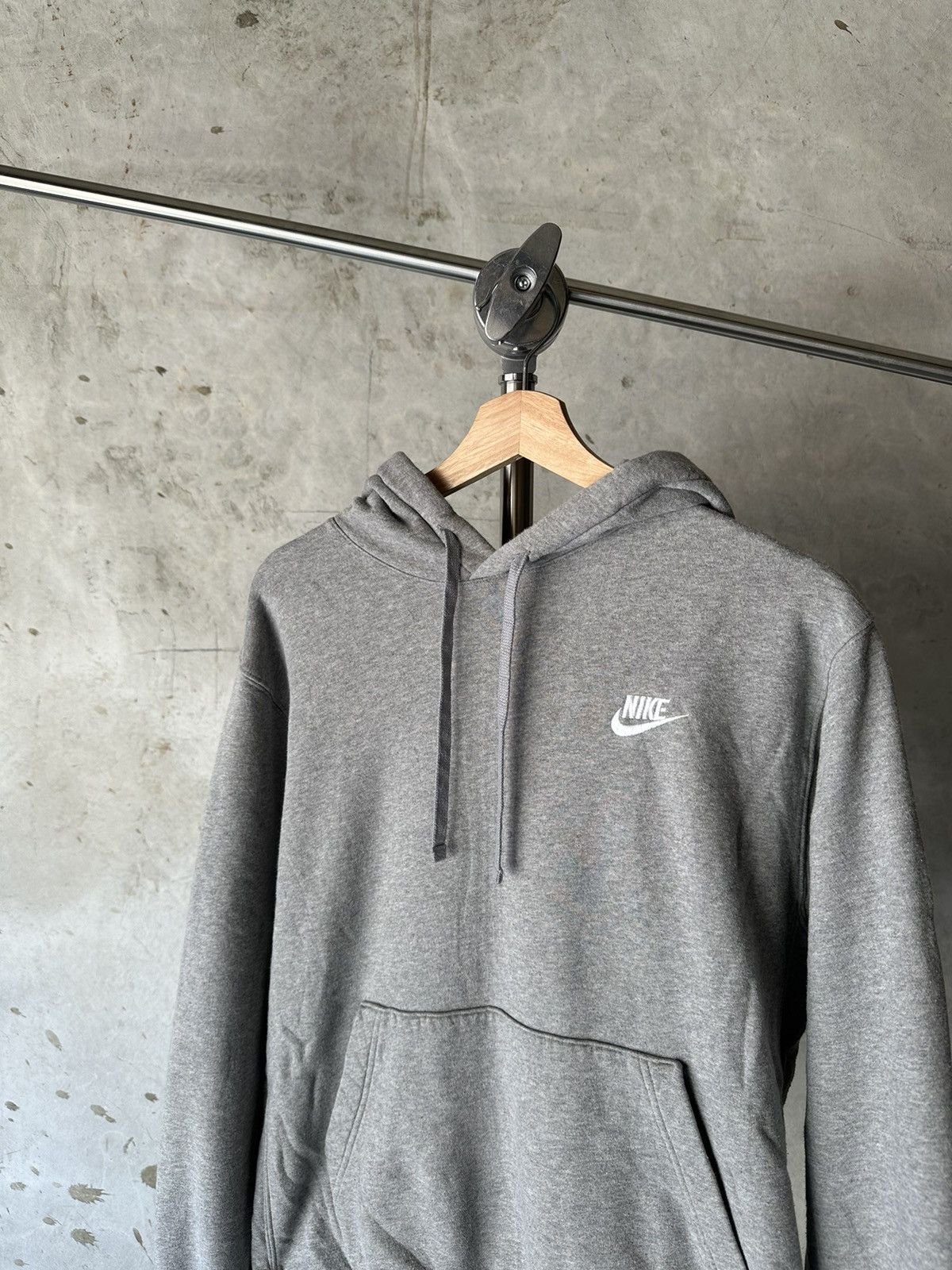 Nike Y2K Vintage Gray Nike hoodie Size US M / EU 48-50 / 2 - 3 Thumbnail