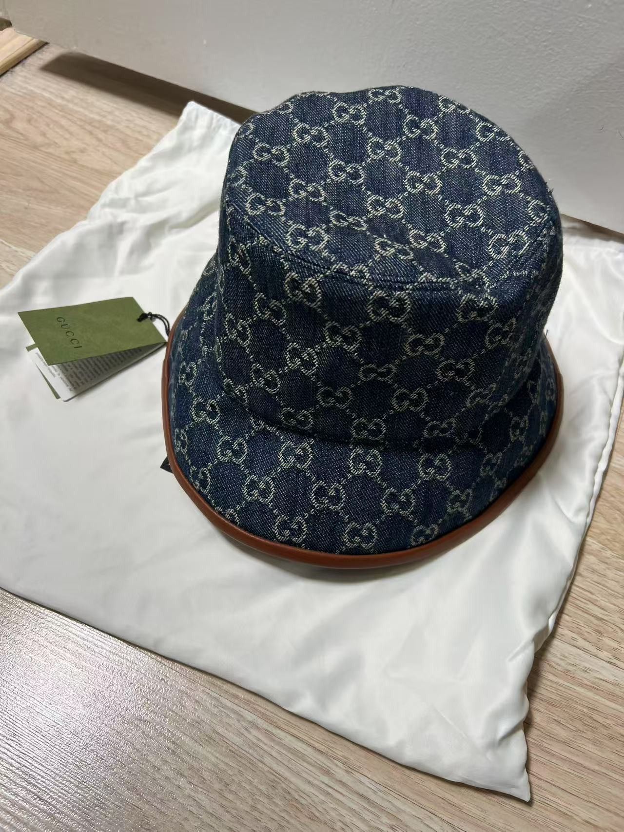 Gucci Gucci GG Denim Bucket Hat Size ONE SIZE - 1 Thumbnail