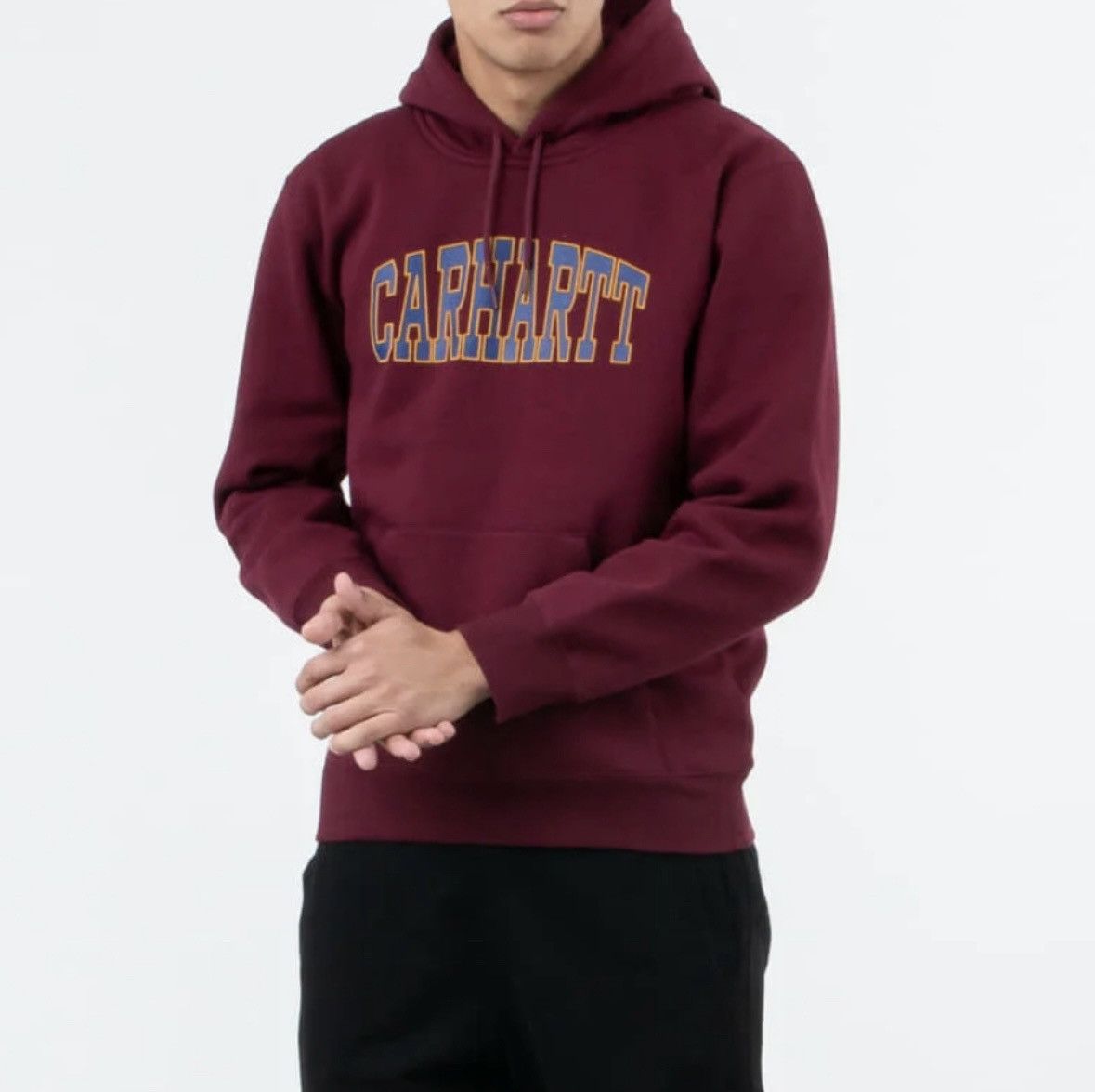 Carhartt Wip Carhartt WIP Hoodie Hooded Theory Sweat Burgundy Sz XL Size US XL / EU 56 / 4 - 3 Thumbnail