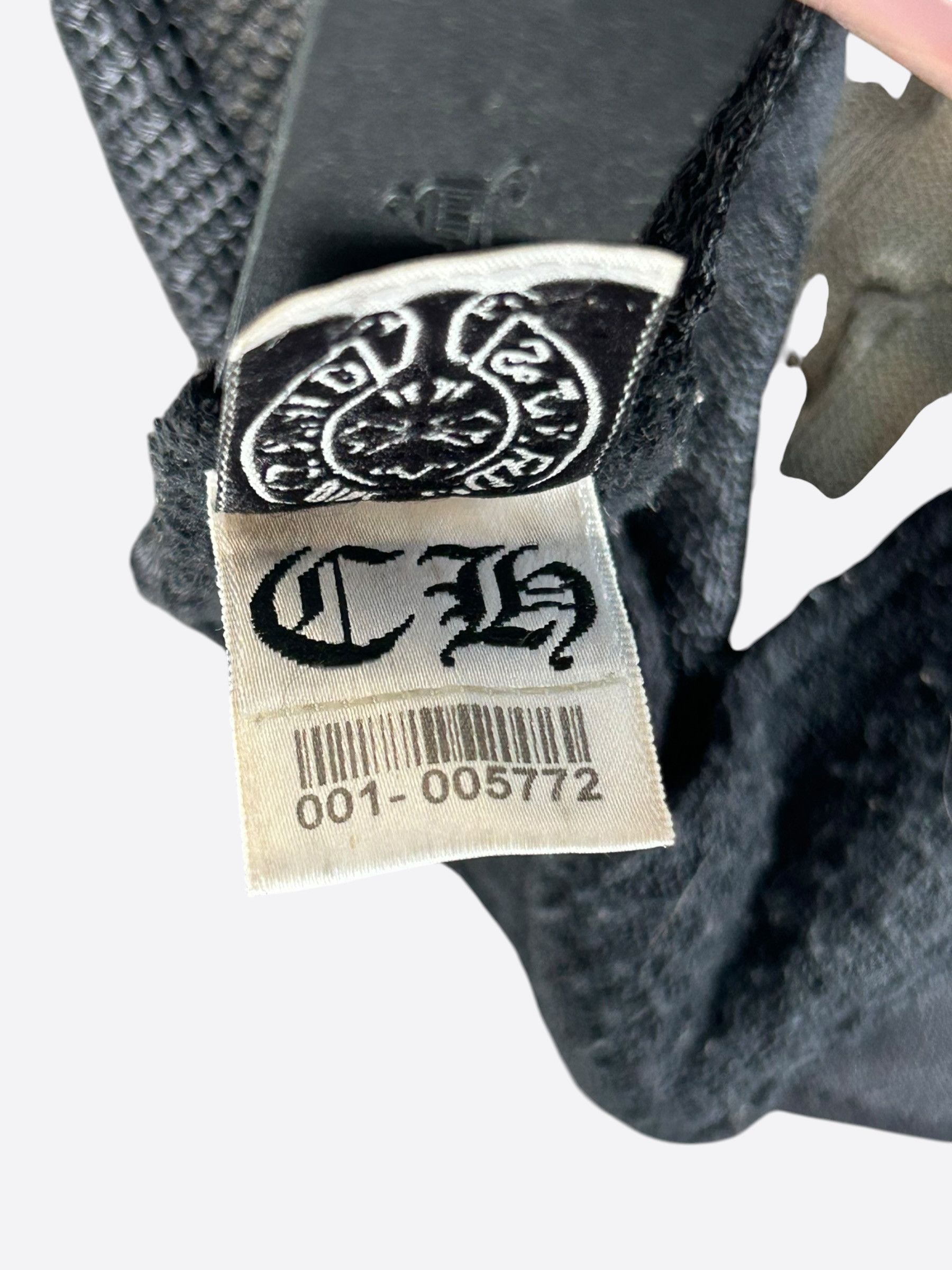 Chrome Hearts Chrome Hearts Black Embroidered CH Cross Patch Hat Size ONE SIZE - 6 Thumbnail