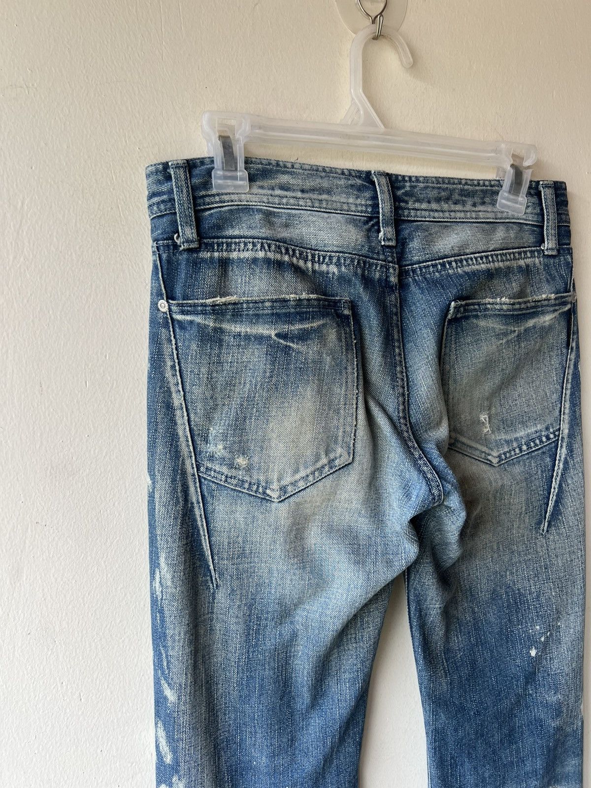 Neil Barrett Vintage Neil Barret Distressed Faded Denim Jeans Size US 29 - 21 Thumbnail