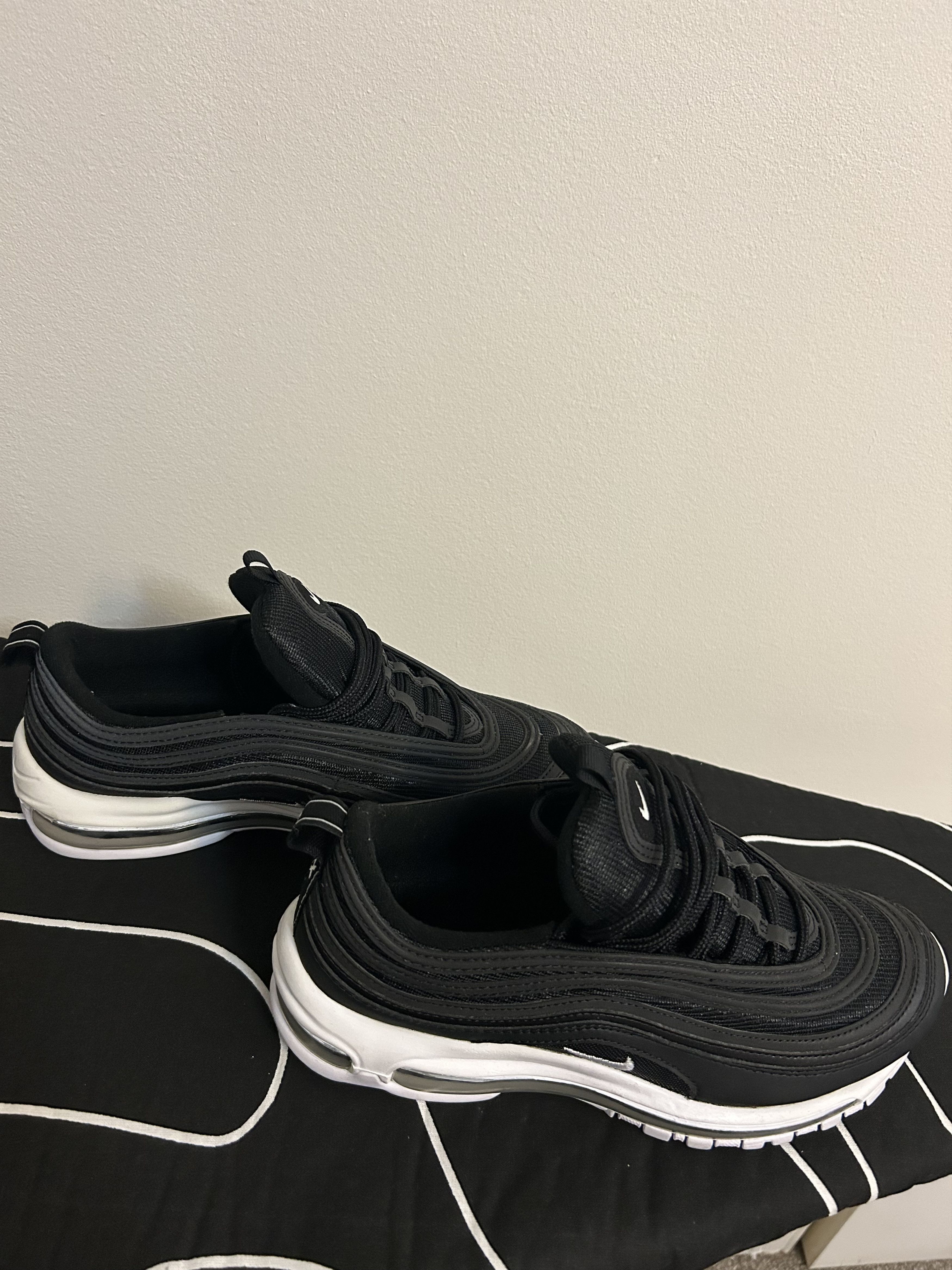 Nike Nike Air Max 97 Black and White Size US 7.5 / EU 40-41 - 2 Thumbnail
