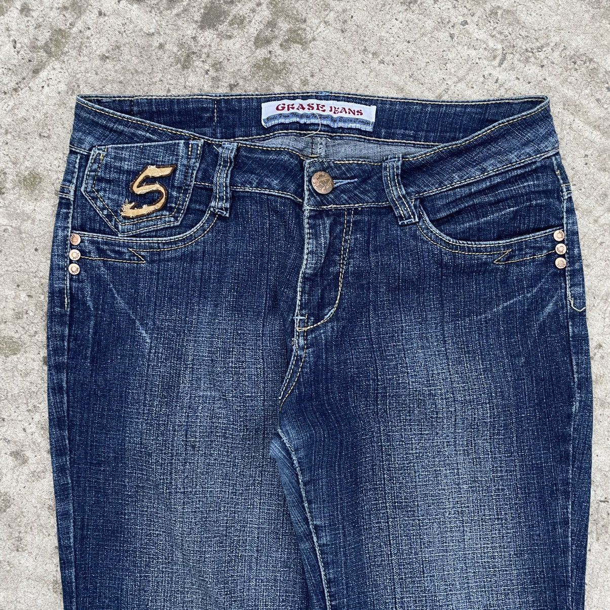Vision Streetwear Vintage Women’s Flared Jeans Grase Size 42 Y2K 00s USA Size 28" / US 6 / IT 42 - 7 Thumbnail