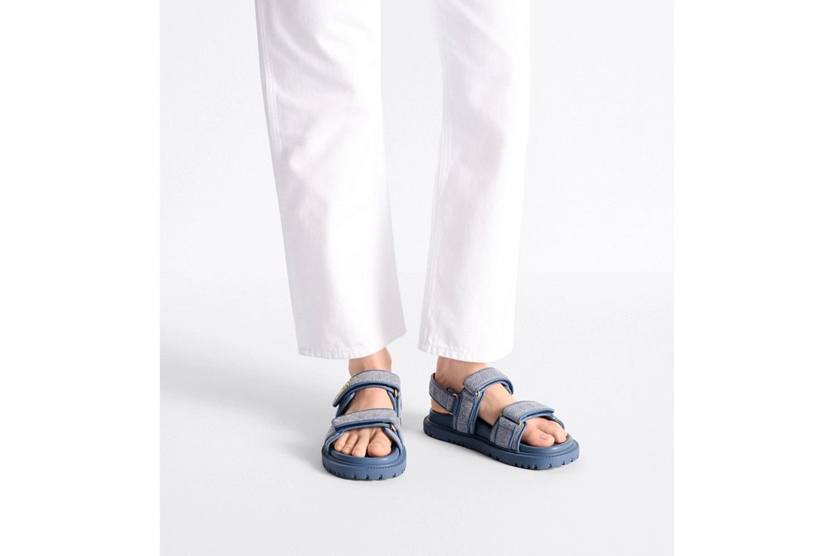 Dior o1bcso1str0226 Dioract Sandal in Blue Size US 7 / IT 37 - 6 Thumbnail