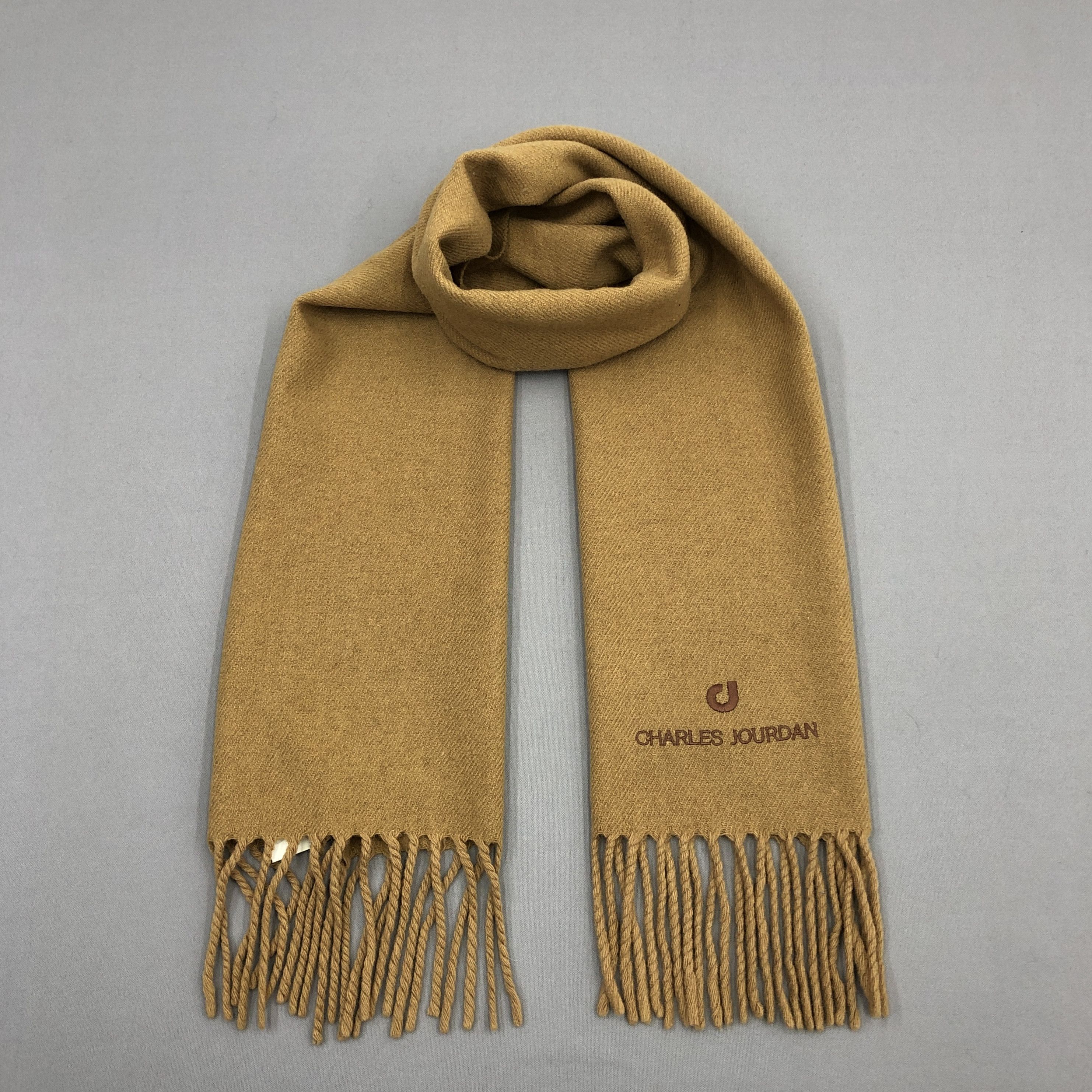 Charles Jourdan Vintage Charles Jourdan Scarf Muffler Wool Cashmere Scarves Size ONE SIZE - 1 Thumbnail