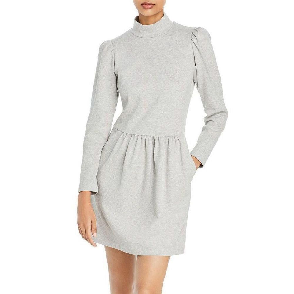 Designer La Vie Rebecca Taylor Long Sleeve Jersey Dress s Size S / US 4 / IT 40 - 2 Thumbnail