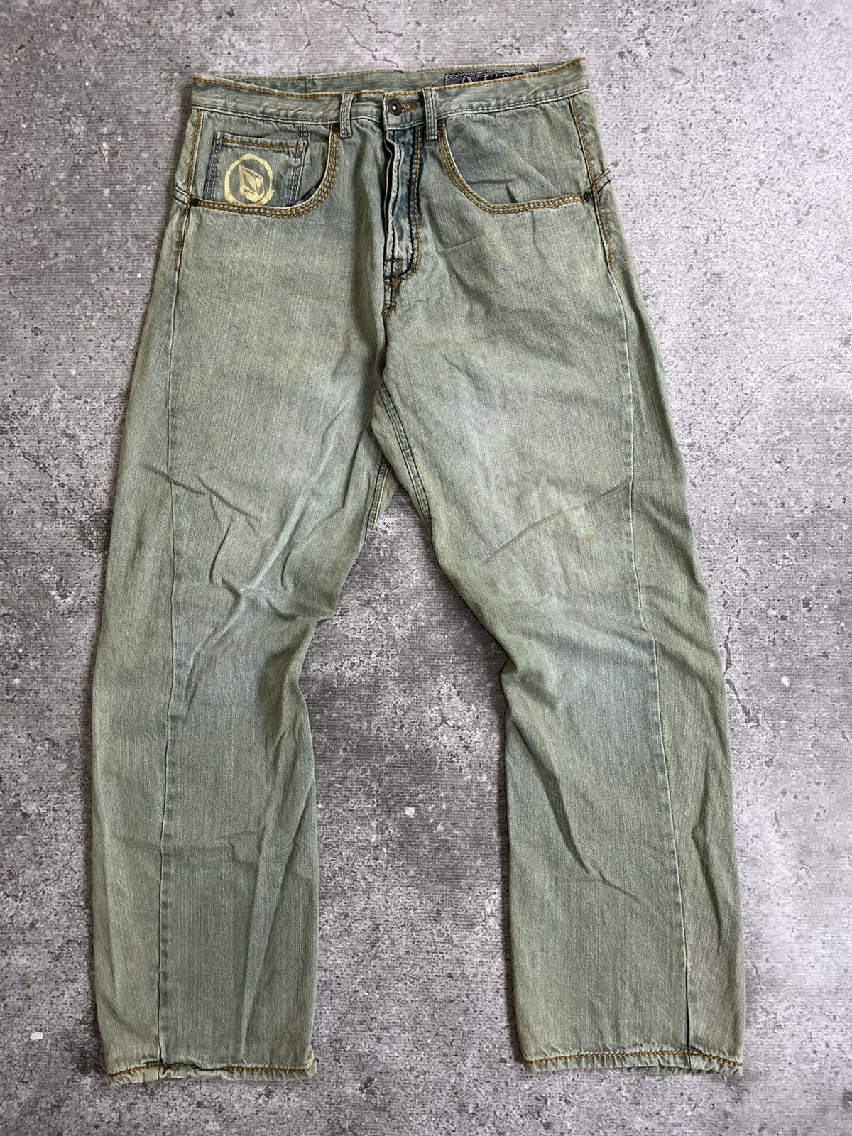 Volcom Vintage Volcom Spellout Baggy Jeans Size US 36 / EU 52 - 2 Thumbnail