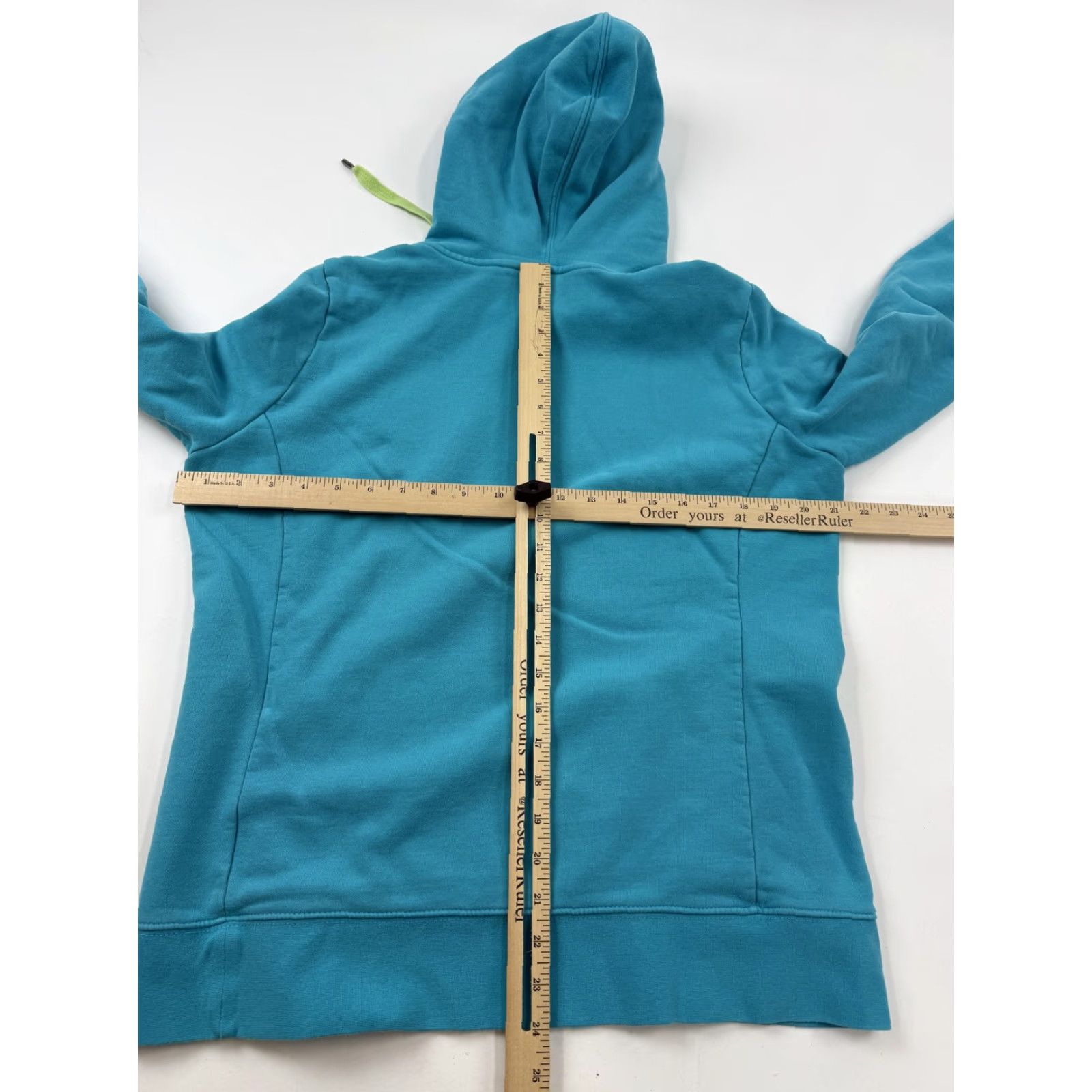 The North Face The North Face Hoodie Womens Large Blue Pullover Fleece Vertical Logo Graphic Size L / US 10 / IT 46 - 7 Thumbnail
