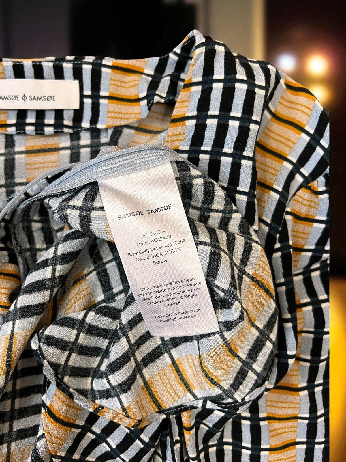 Samsoe Samsoe Samsoe Samsoe Cindy Blouse size S Size S / US 4 / IT 40 - 6 Thumbnail