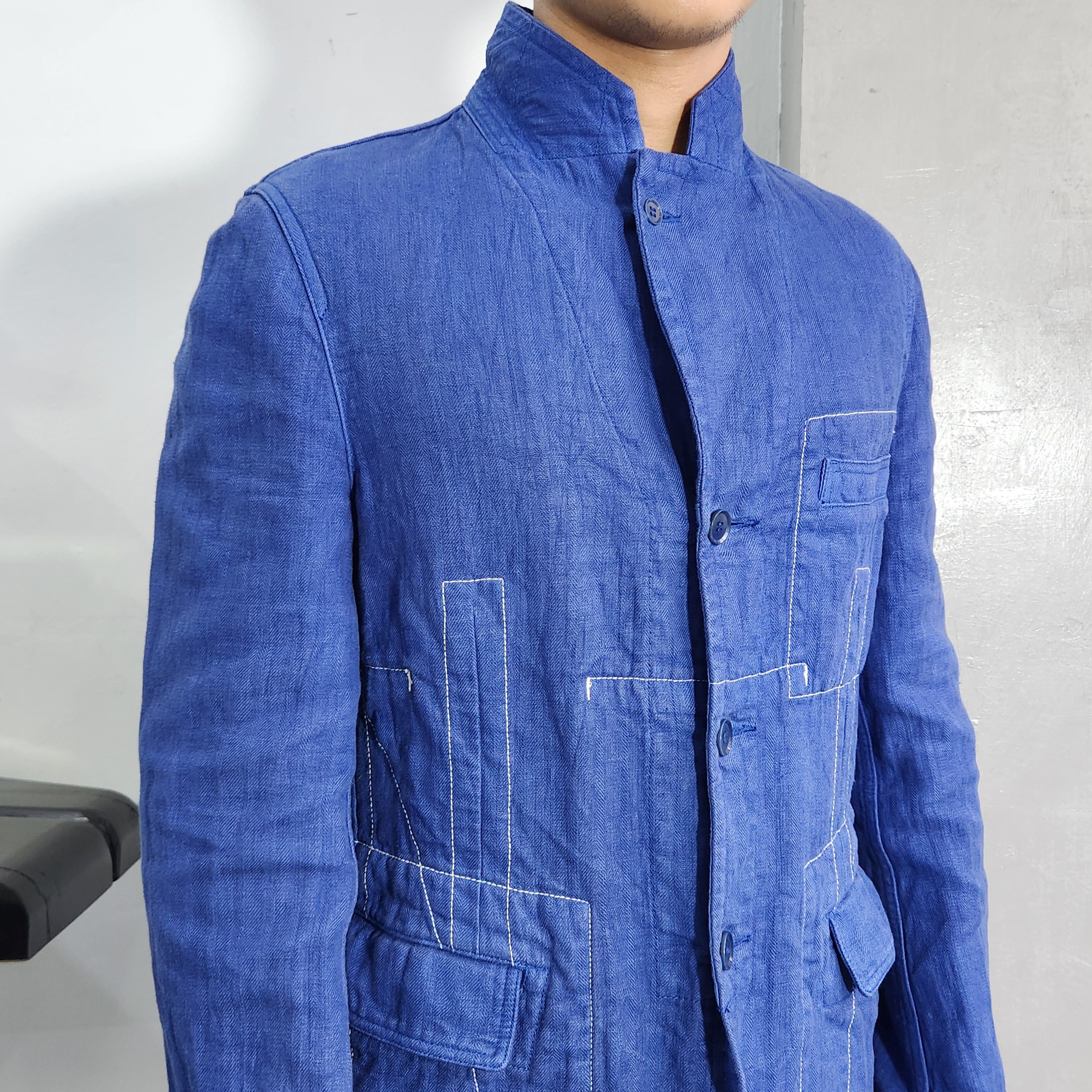 Comme des Garcons × Comme des Garcons Homme × Comme des Garcons Homme Plus Comme Des Garcons Homme Plus 2003 patchworks stiches blazer Size US M / EU 48-50 / 2 - 10 Thumbnail