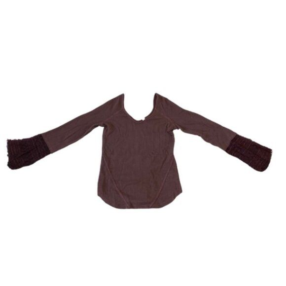 Free People Free People Women's Juliet Bell Sleeve V-Neck Long-Sleeve Size M / US 6-8 / IT 42-44 - 6 Thumbnail