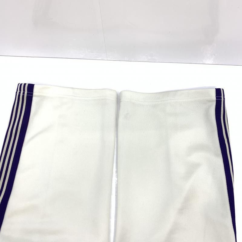 Needles Sweat Pants Straight Logo Tape Side White Size US 27 - 7 Thumbnail