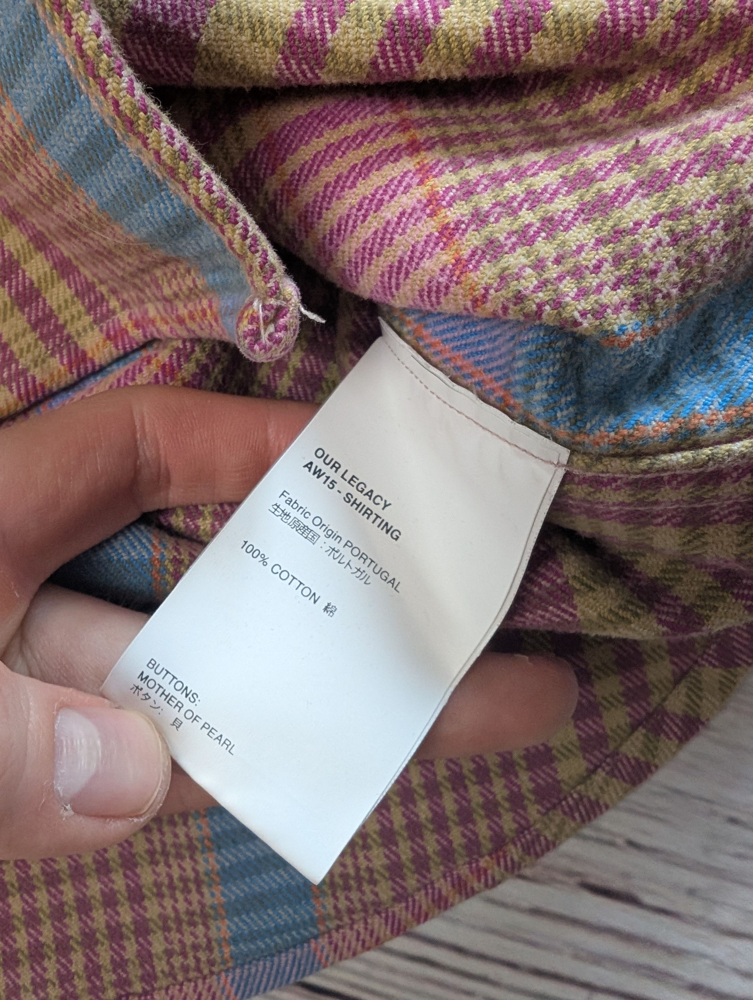 Our Legacy Our Legacy heavy colorful flannel overshirt jacket Size US M / EU 48-50 / 2 - 5 Thumbnail