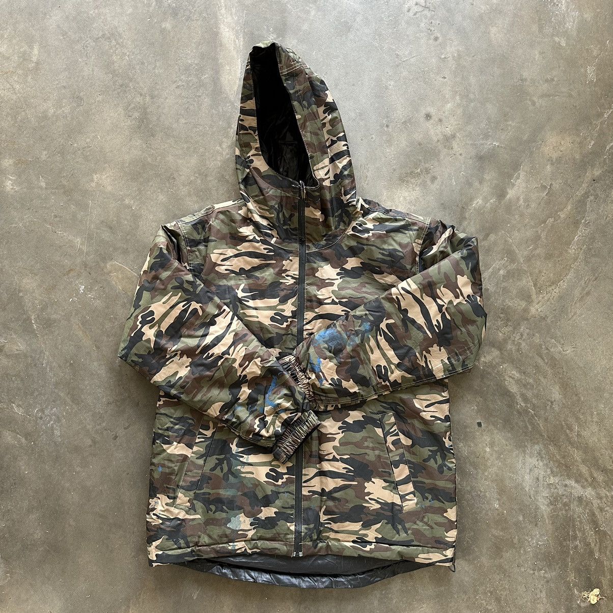 Japanese Brand Vintage Japanese Japan Parkas Camo Army Green Hoodies Size US XL / EU 56 / 4 - 1 Thumbnail