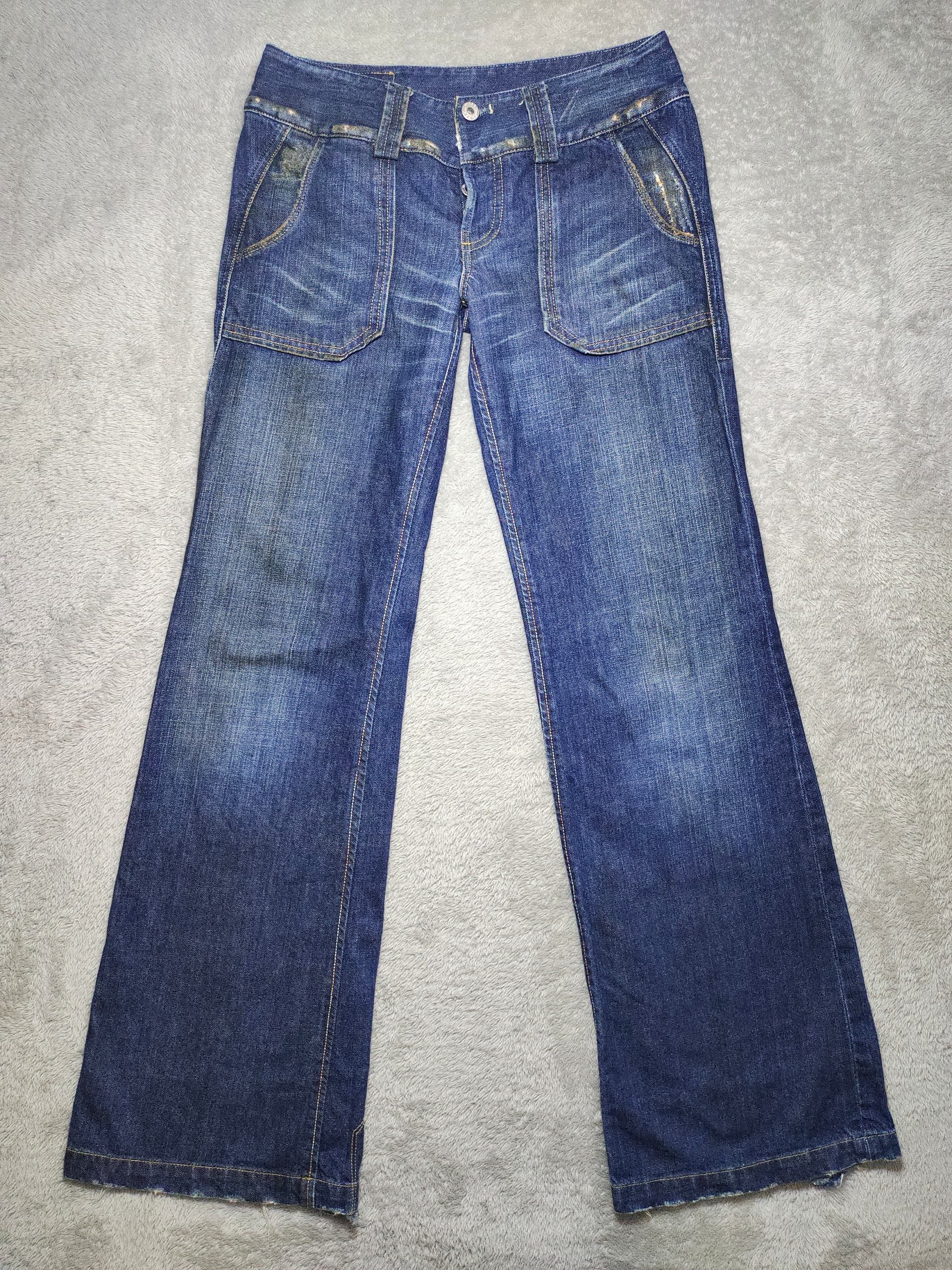 Diesel DIESEL FLARE BOOT CUT JEANS DISTRESSED SIZE 30 Size 30" / US 8 / IT 44 - 1 Thumbnail
