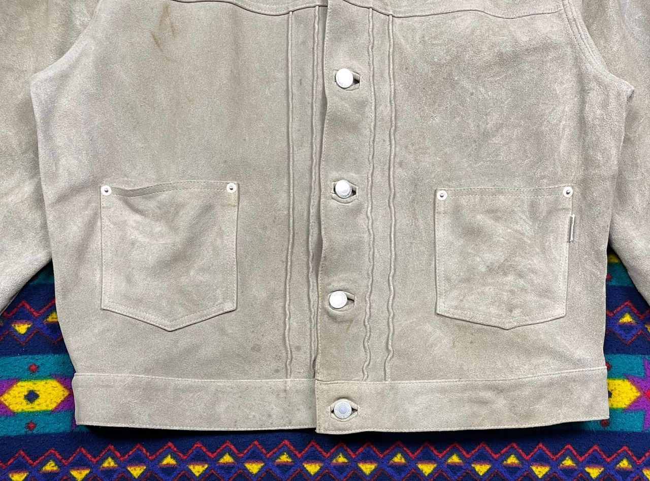 GOODENOUGH × Hiroshi Fujiwara × Japanese Brand 90s GoodEnough Hiroshi Fujiwara Cow Hide Leather Jacket Size US L / EU 52-54 / 3 - 9 Thumbnail