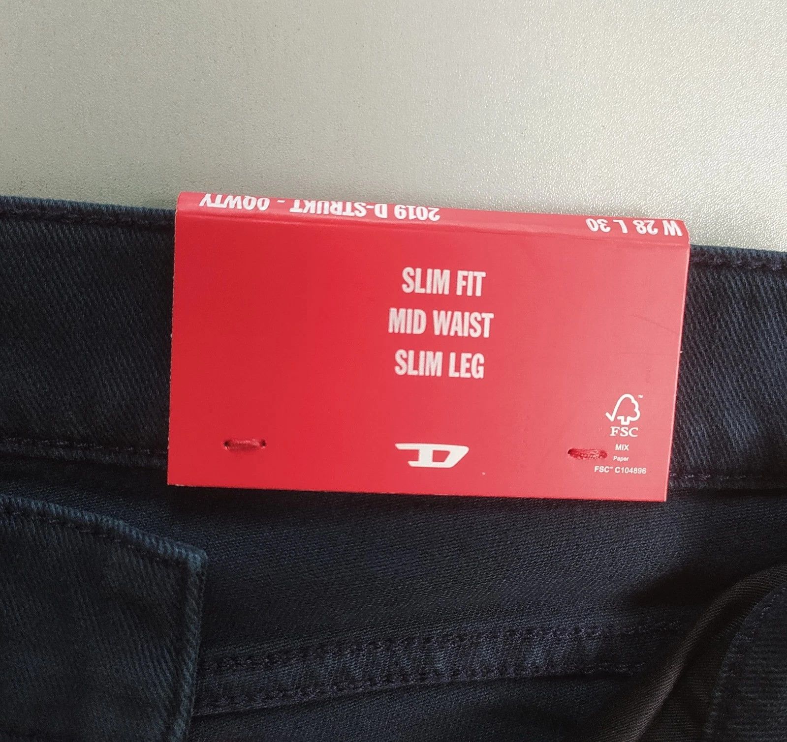 Diesel Diesel 2019 D-STRUKT L.30 MENS JEANS SLTP/9706 Size US 28 / EU 44 - 7 Thumbnail