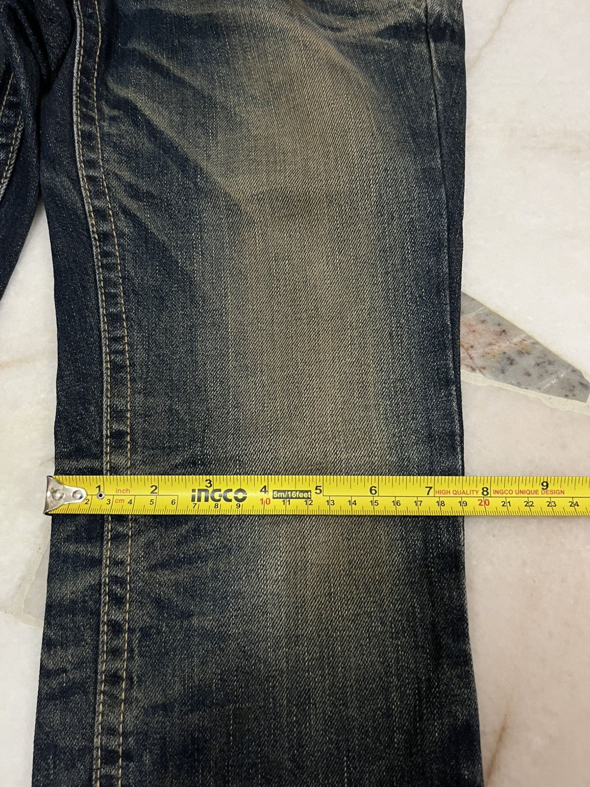 Japanese Brand Yoshitomo Nara Lolita Denim Jeans Size US 30 / EU 46 - 17 Thumbnail