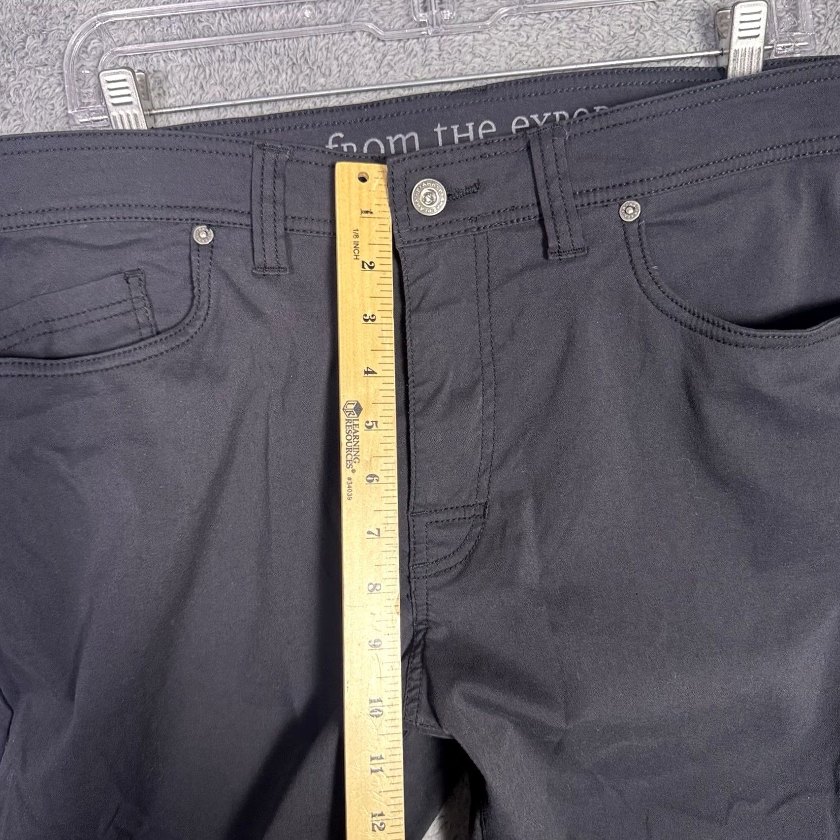 Prana Prana Mens Hiking Chino Pants Stretch 36x32 Black Size US 36 / EU 52 - 7 Thumbnail