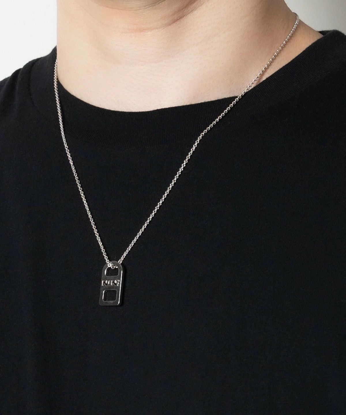 Number (N)ine Number nine logo plate necklace Size ONE SIZE - 3 Thumbnail