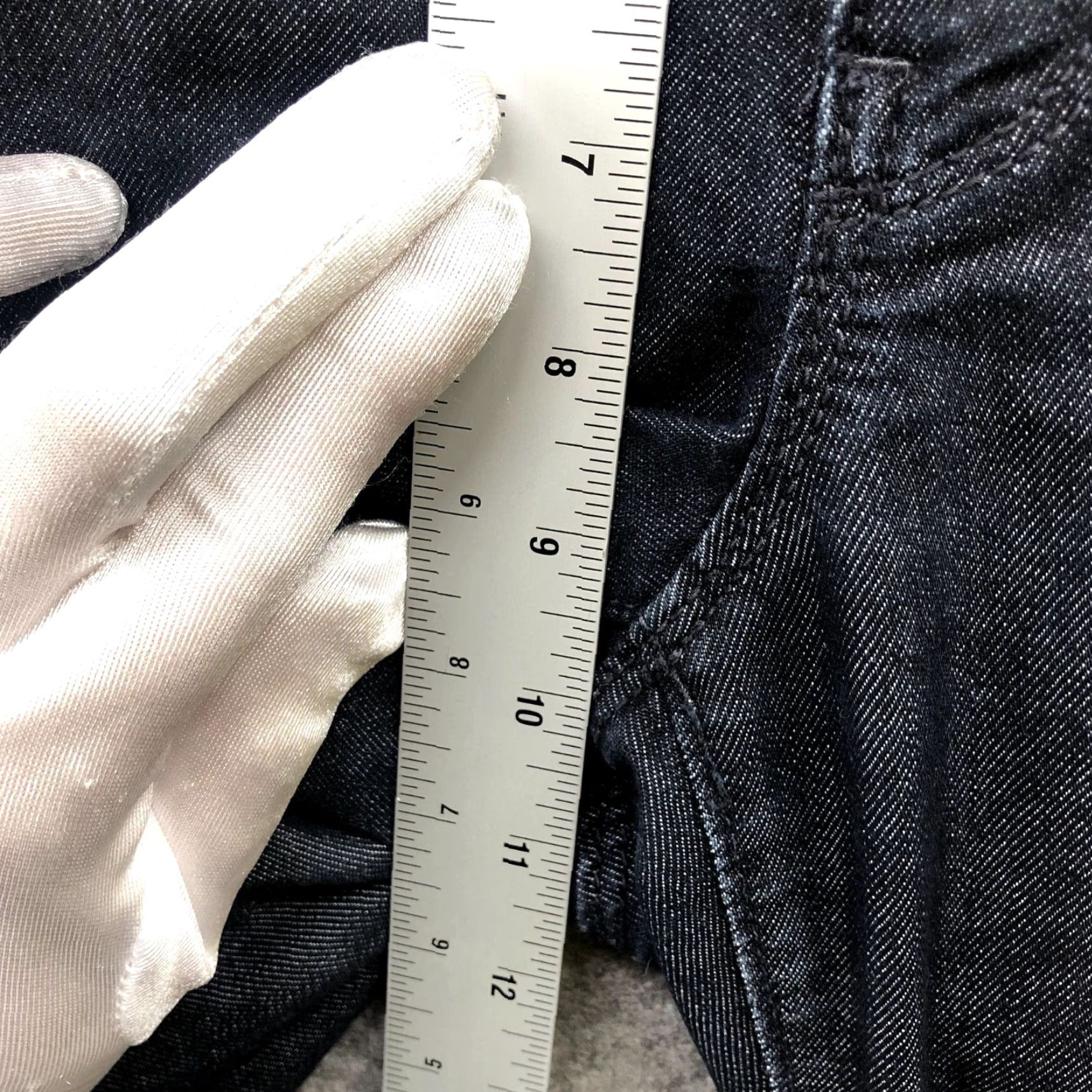 Ann Taylor Ann Taylor Jeans Womens Size 8 Bootcut Flare Dark Wash Blue Mid Rise Denim Stretch Pocket Slash Pocket Regular Inseam 29 in Cotton Blend Size 30" / US 8 / IT 44 - 7 Thumbnail