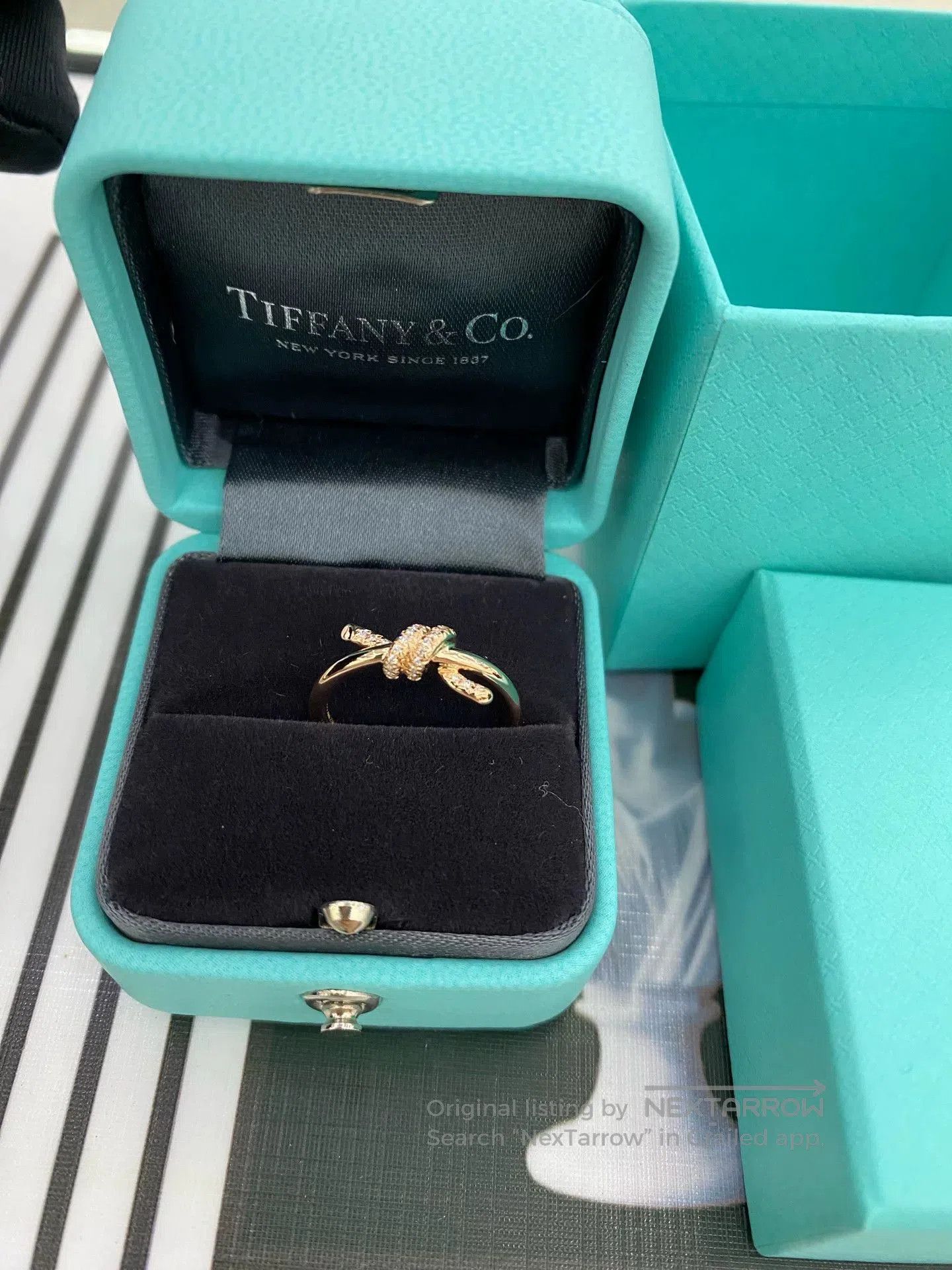 Tiffany & Co. Tiffany & Co. Diamond Knot Ring. Size ONE SIZE - 3 Thumbnail