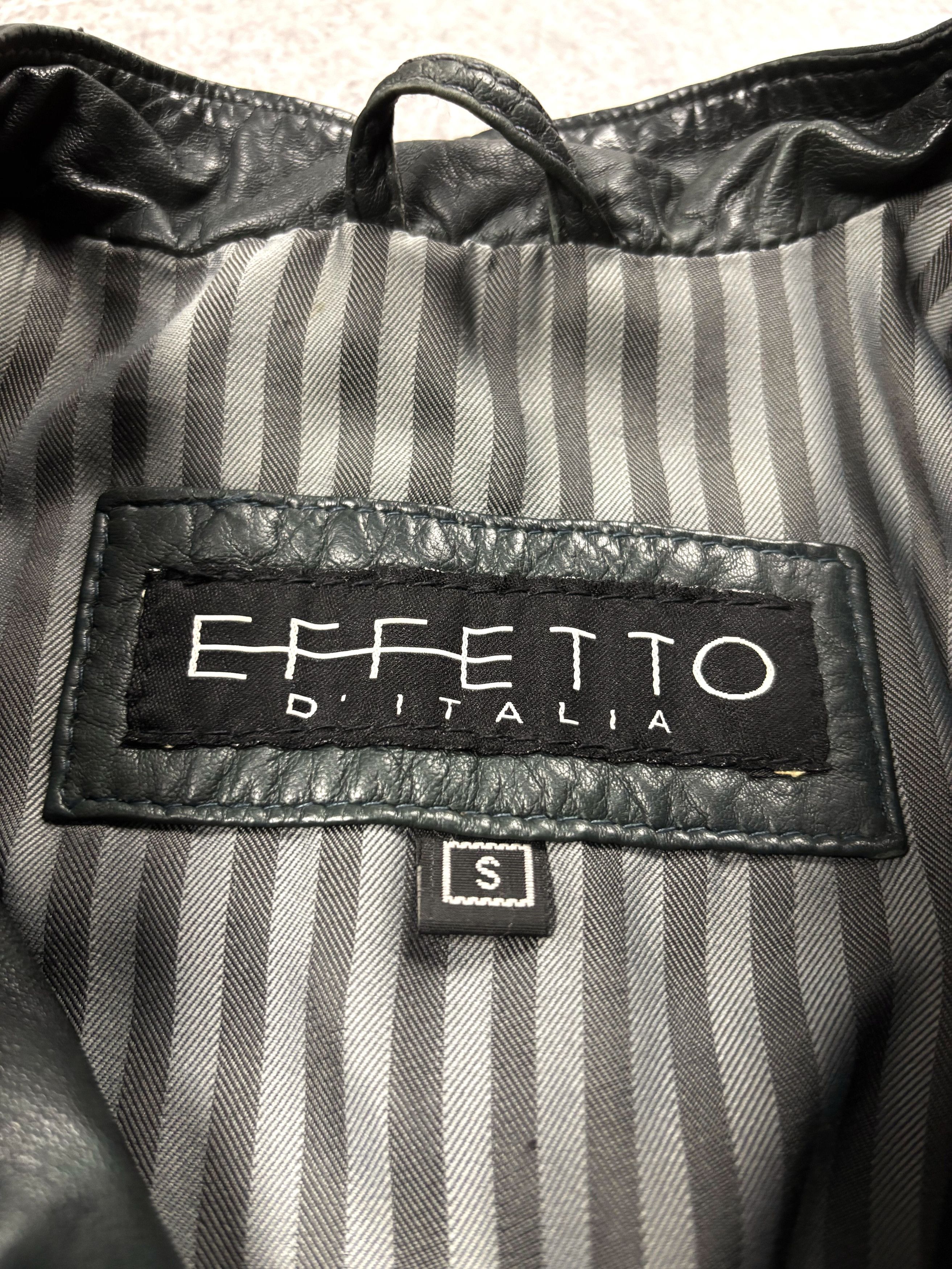 Japanese Brand Vintage Frettio Leather Biker Jacket Y2K Streetwear Size US XS / EU 42 / 0 - 6 Thumbnail