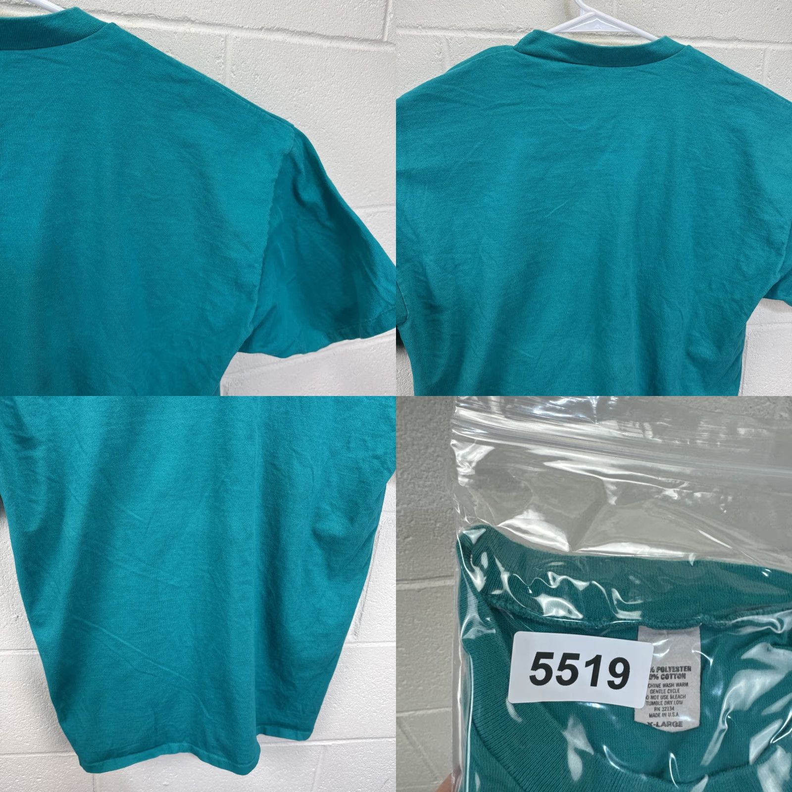 Vintage VINTAGE Kentucky T Shirt XL Teal USA Single Stitch Crew Neck Short Sleeve Logo 90s 80s Sports University City Mens Size US XL / EU 56 / 4 - 9 Thumbnail