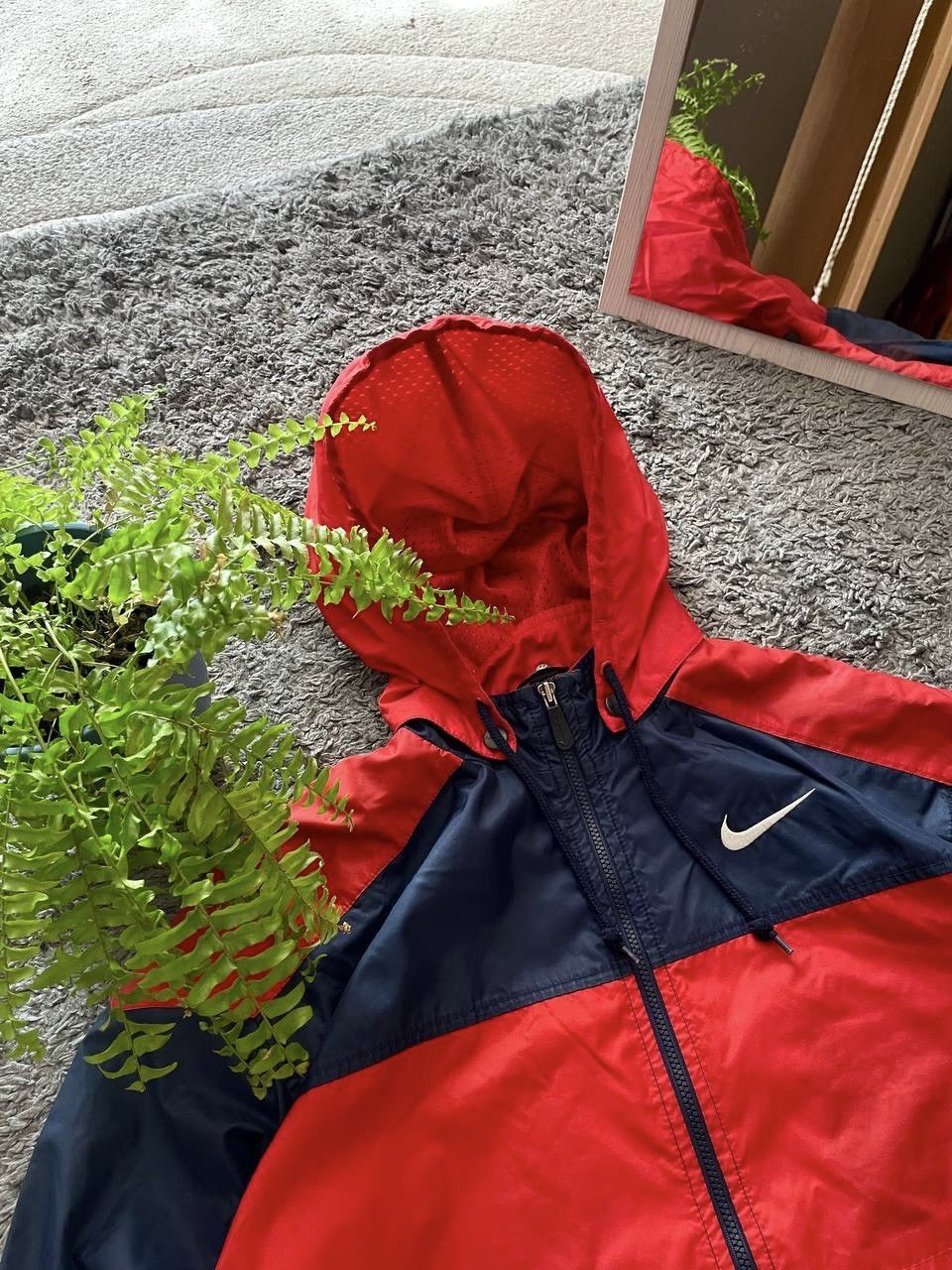 Nike × Vintage 90s Nike Vintage Light Jacket Streetwear Big Logo Swoosh Y2k Size US L / EU 52-54 / 3 - 16 Thumbnail