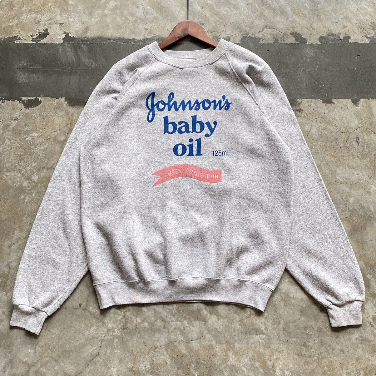 Vintage Vintage 90s Johnson’s Baby Oil Aka Didi Baby Oil Crewneck Size US L / EU 52-54 / 3 - 2 Thumbnail