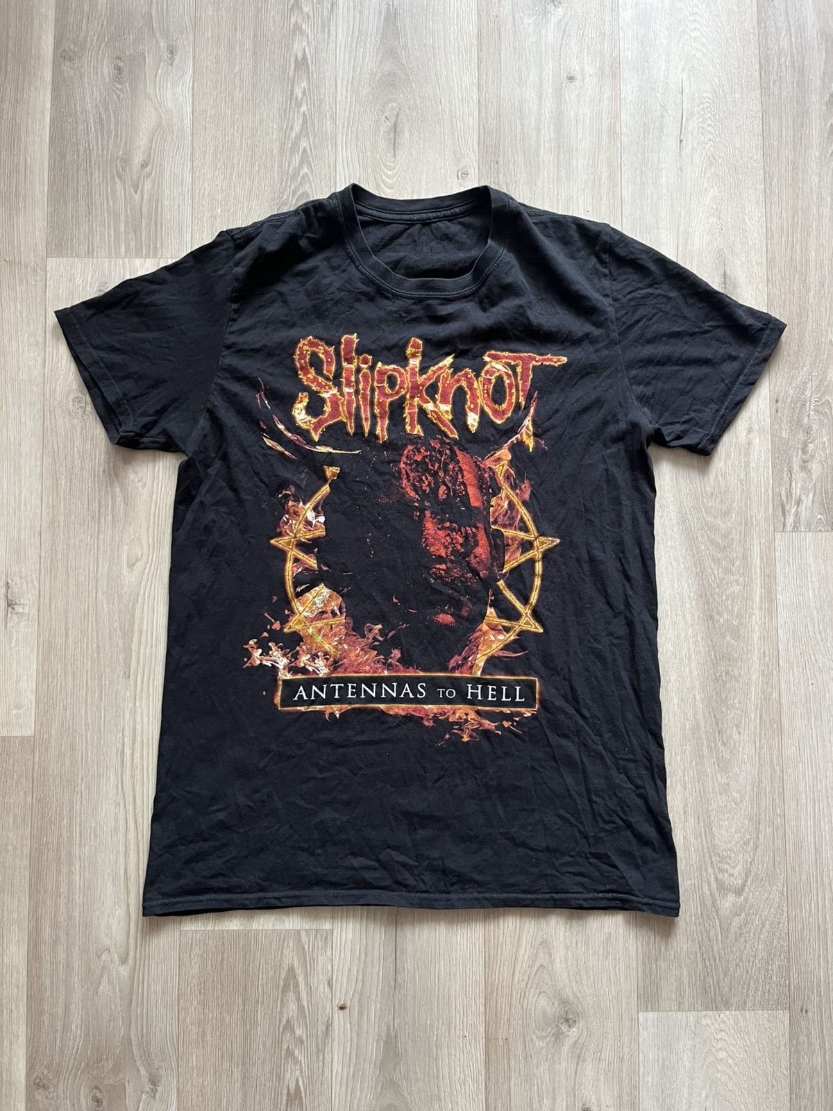 Band Tees × Slipknot Vintage Slipknot Antennas to Hell T-shirt Size US S / EU 44-46 / 1 - 1 Thumbnail
