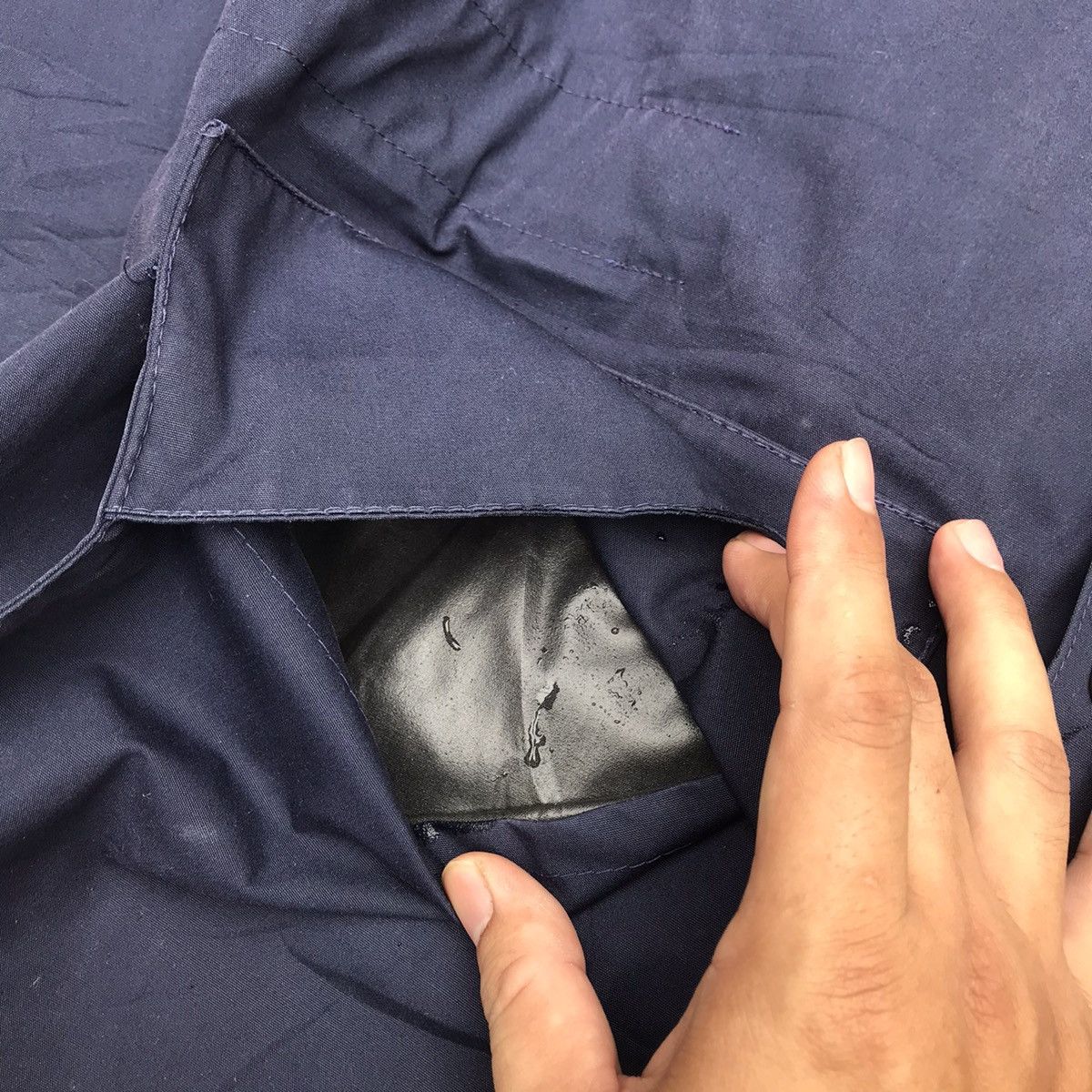 Vintage Peter Storm 70s Hunter hiking Jacket Big Pocket waterproof Size US L / EU 52-54 / 3 - 16 Thumbnail