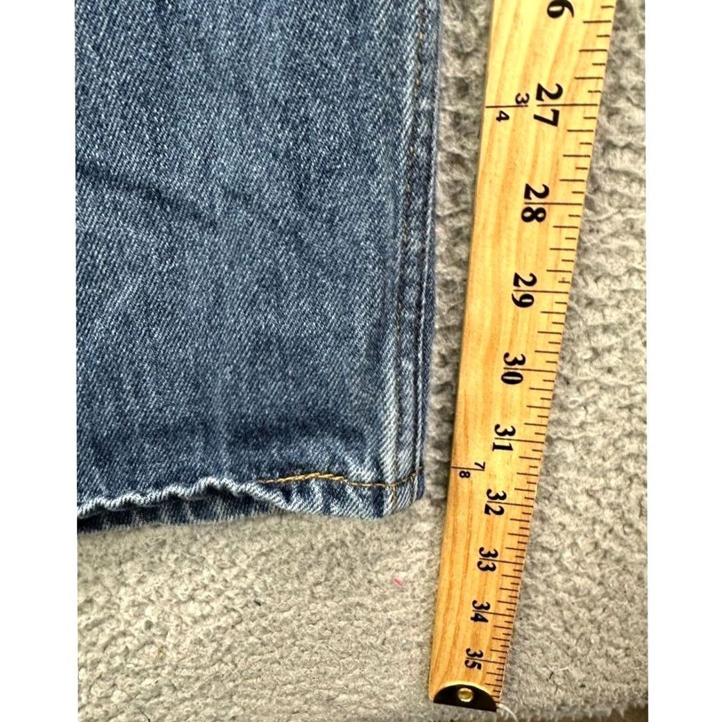 Levi's Levi's 505 Jeans Mens 36X32 Blue Regular Fit Straight Denim Pants Red Tab Pocket Size US 36 / EU 52 - 6 Thumbnail