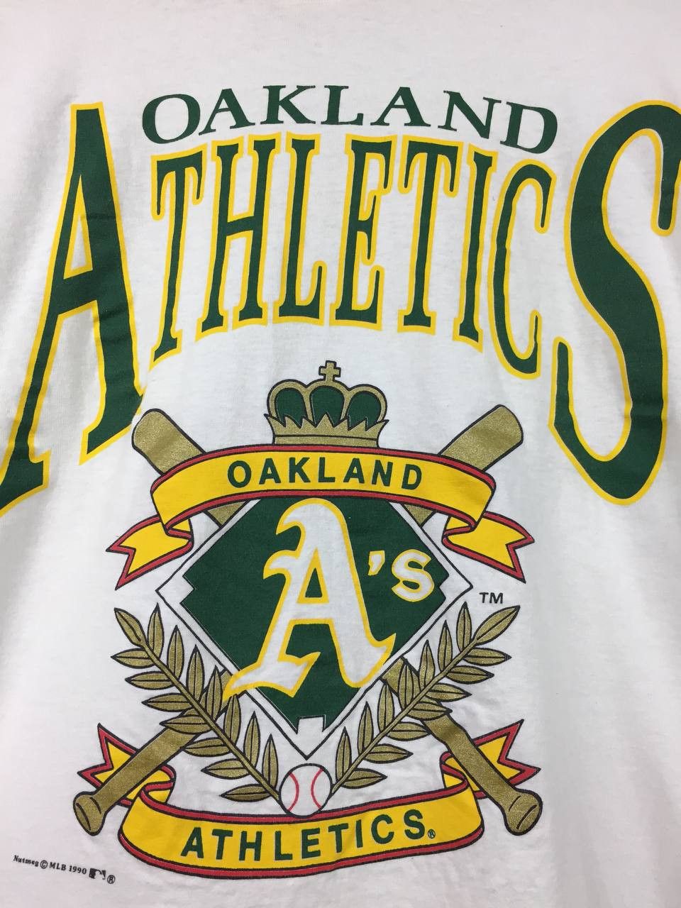 Vintage Vtg 90s Oakland Athletics MLB Made in USA Tee Size M Size US M / EU 48-50 / 2 - 4 Thumbnail
