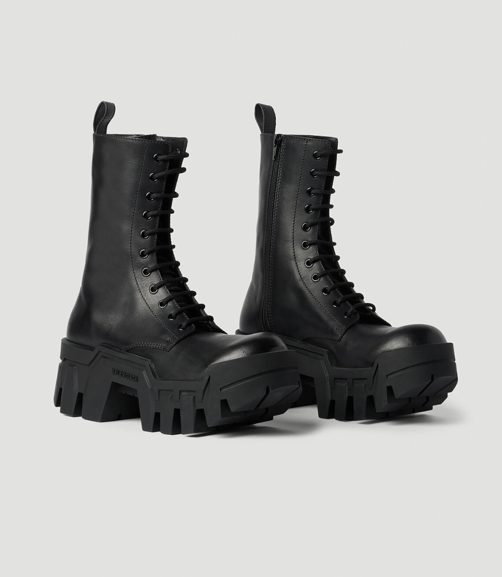 Balenciaga BALENCIAGA Bulldozer Lace-up boots Size US 7 / IT 37 - 2 Thumbnail