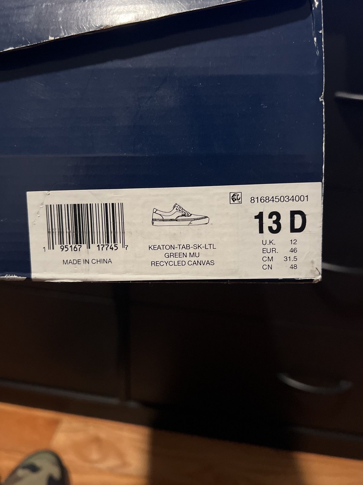 Polo Ralph Lauren Keaton Camo Canvas Sneaker Size US 13 / EU 46 - 6 Thumbnail
