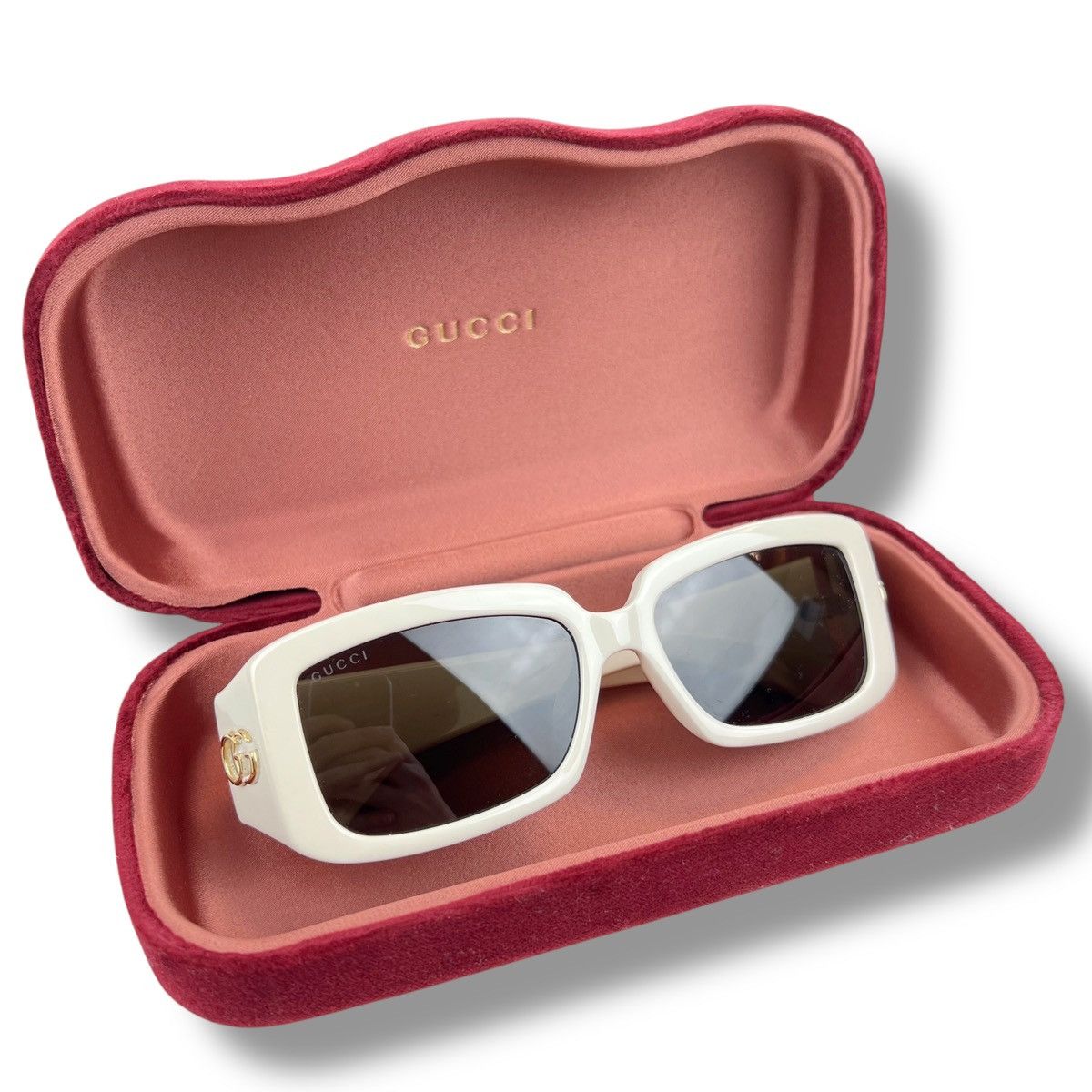 Gucci Gucci GG1403SK White Sunglasses Size ONE SIZE - 1 Thumbnail