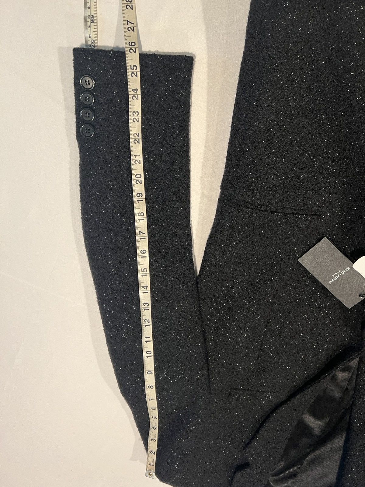 Saint Laurent Paris Saint Laurent sparkling overcoat. 52/42. $3650 Size US L / EU 52-54 / 3 - 5 Thumbnail