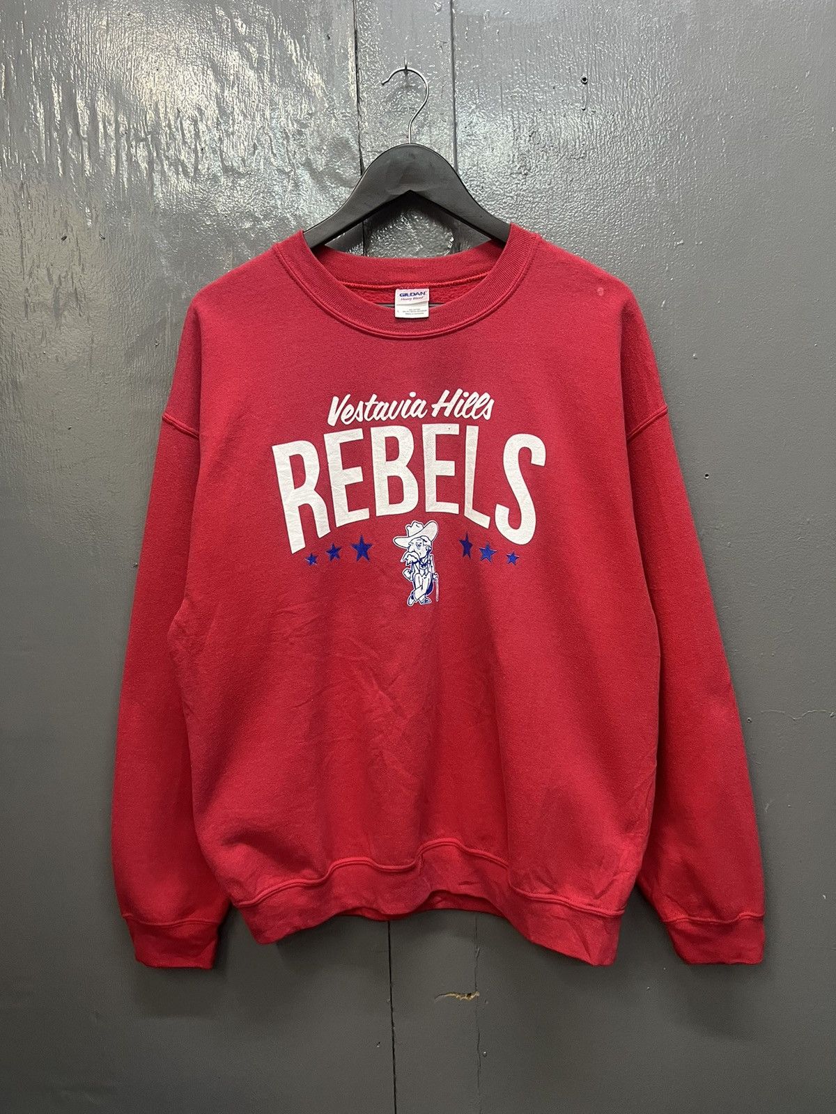 Vintage Vintage Vestavia Hills Rebels Sweatshirt Size US L / EU 52-54 / 3 - 1 Thumbnail