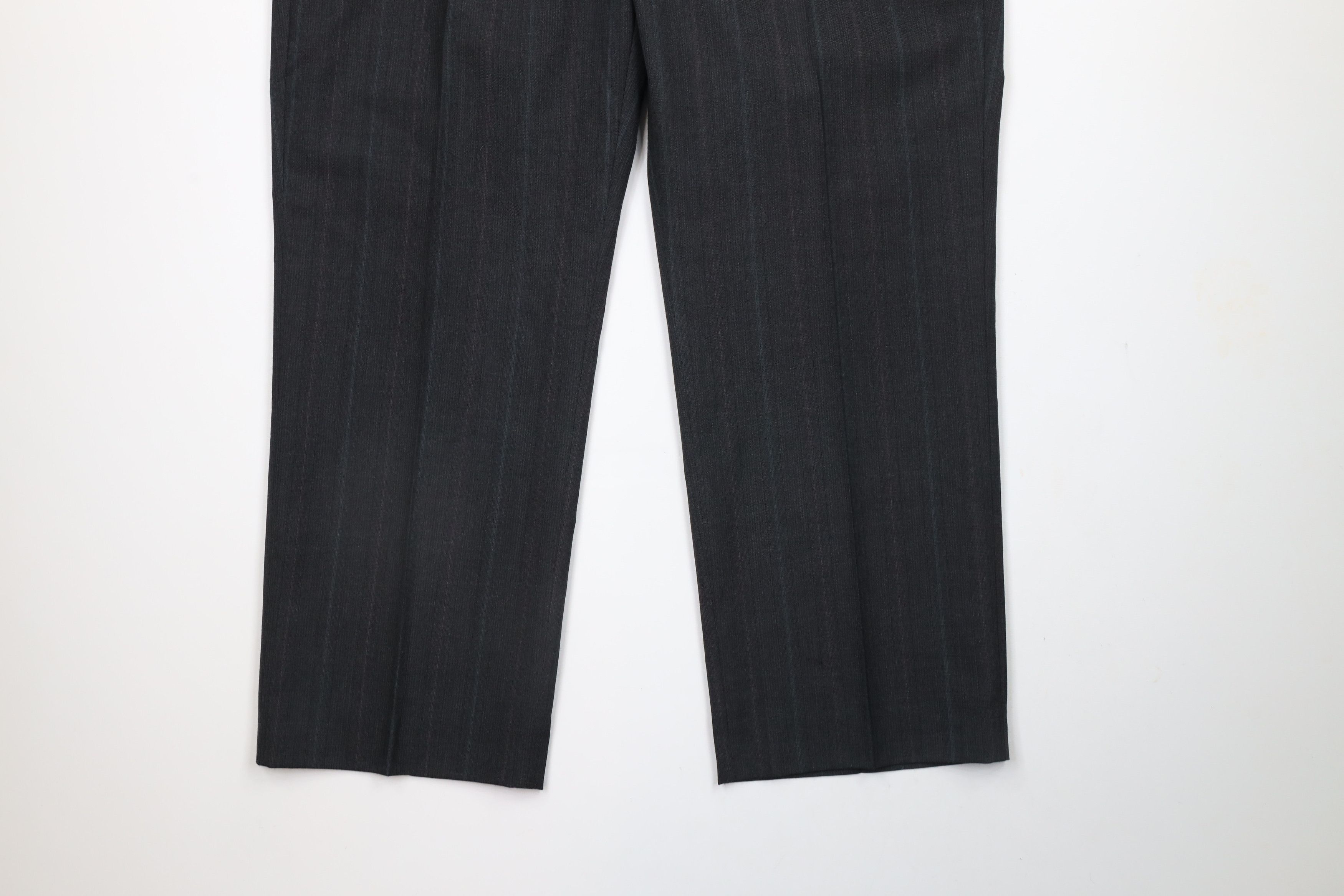Vintage Vintage 90s Streetwear Wool Blend Striped Wide Leg Pants USA Size US 38 / EU 54 - 4 Thumbnail